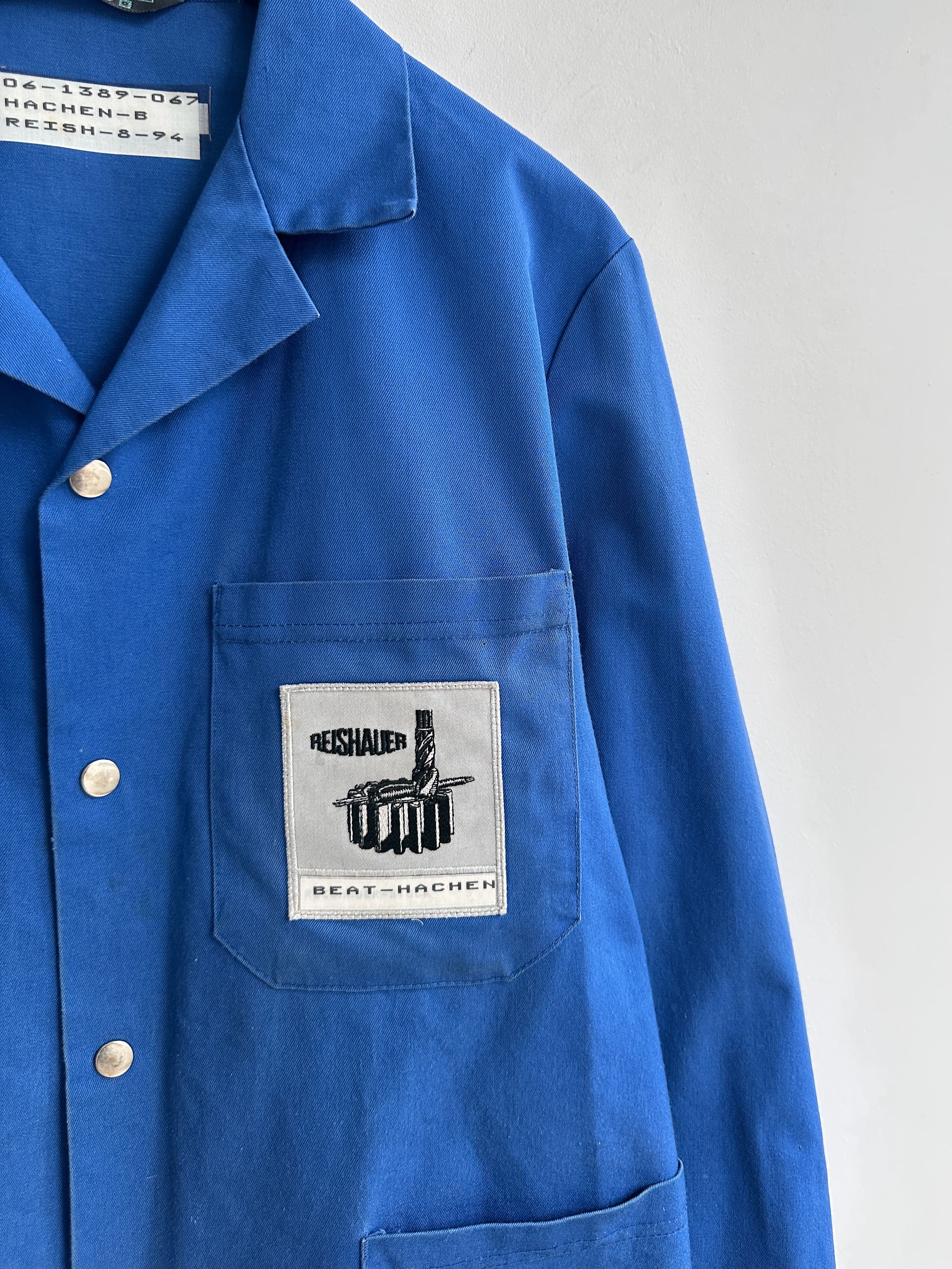 Vintage Vintage Workwear Blue Utility Jacket Size US M / EU 48-50 / 2 - 3 Thumbnail