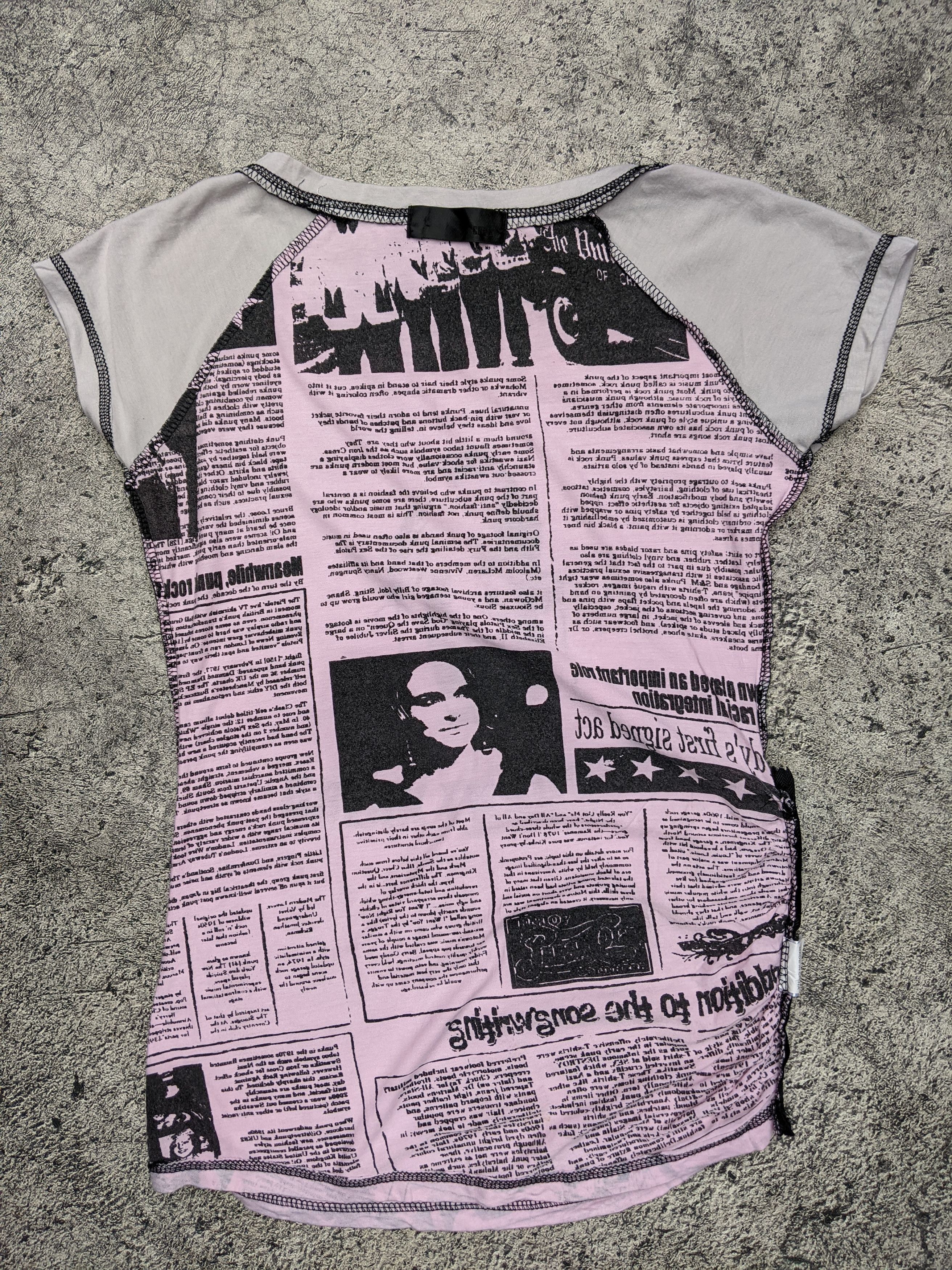 Hysteric Glamour ICWB John Galliano Inspired Fitted T shirt Size S / US 4 / IT 40 - 6 Thumbnail