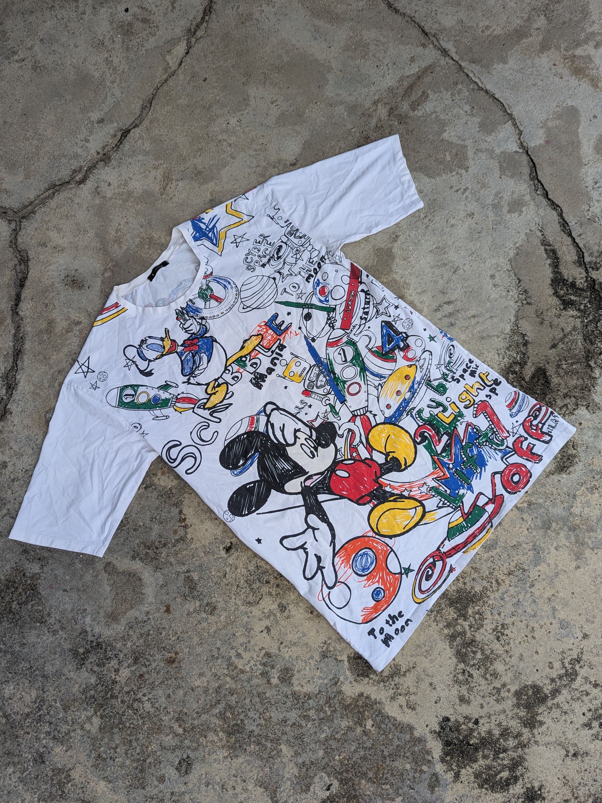 Mickey Mouse Mickey Mouse Full Print All Over Me T Shirt Size US M / EU 48-50 / 2 - 3 Thumbnail