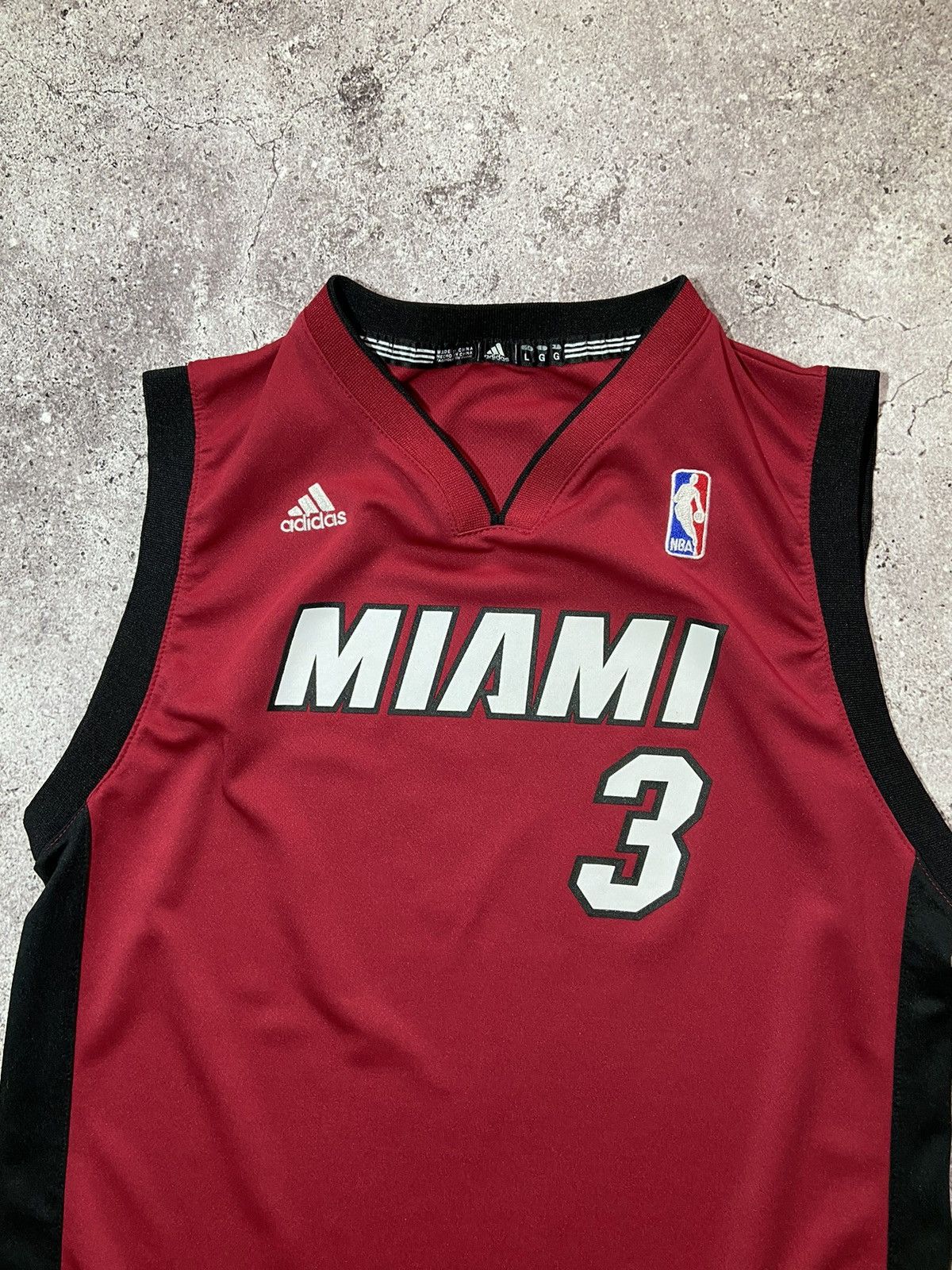Adidas × NBA Miami Heat Dwyane Wade NBA Basketball Jersey T-shirt Size US L / EU 52-54 / 3 - 2 Thumbnail