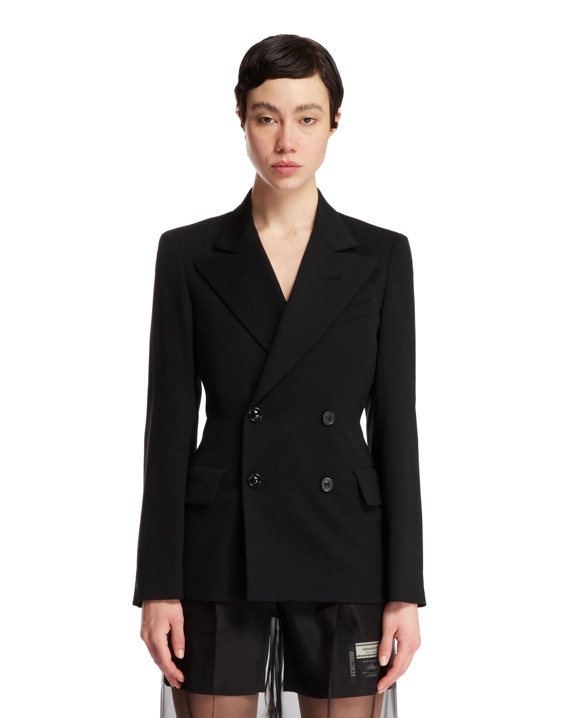 Maison Margiela o1s22i1n0724 Slim Fit Wool Jacket in Black Size M / US 6-8 / IT 42-44 - 1 Thumbnail