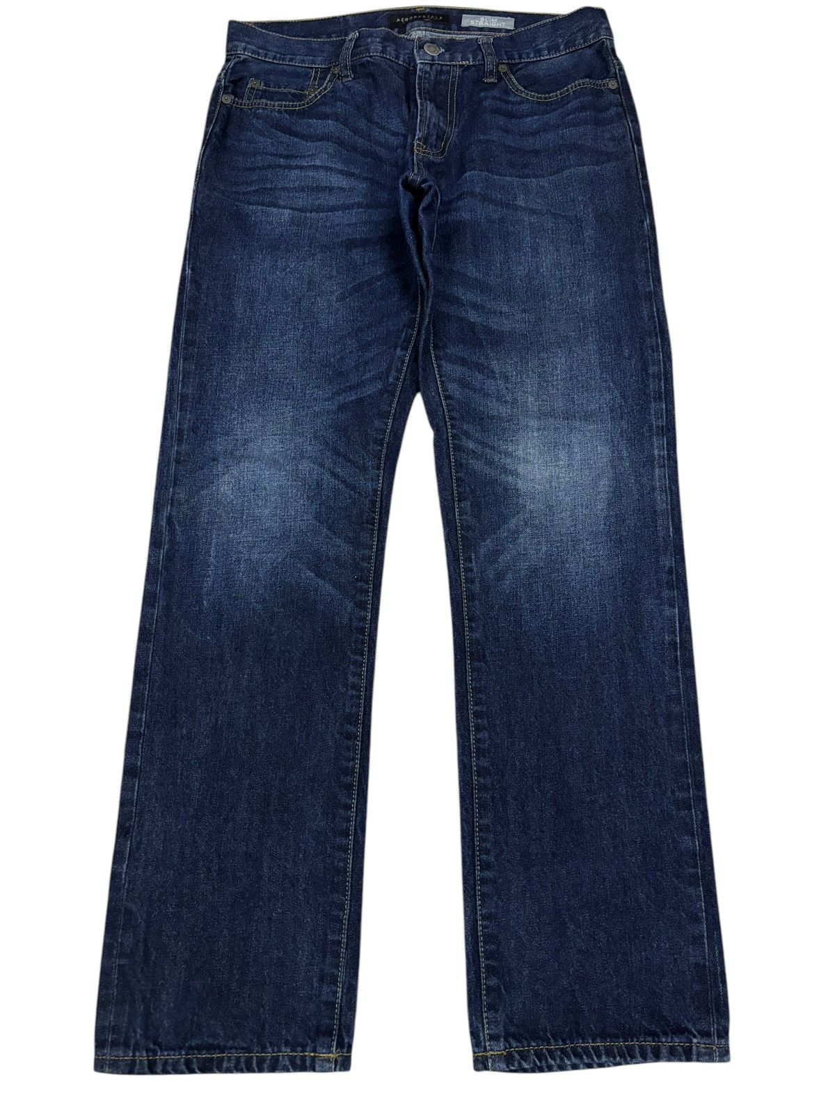 Aeropostale × Vintage Vintage Aeropostale Faded Slim Straight Jeans Size US 32 / EU 48 - 1 Thumbnail