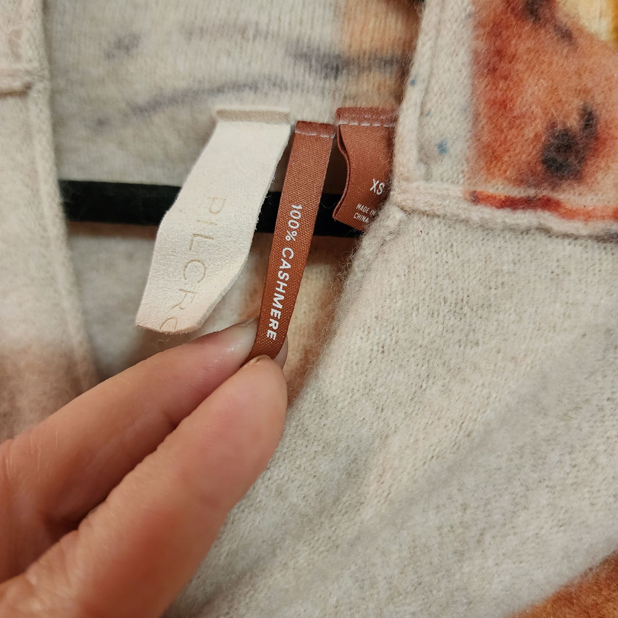 Anthropologie Anthropologie Pilcro 100% Cashmere Cropped 3/4 Sleeve Cat Sw Size XS / US 0-2 / IT 36-38 - 4 Thumbnail