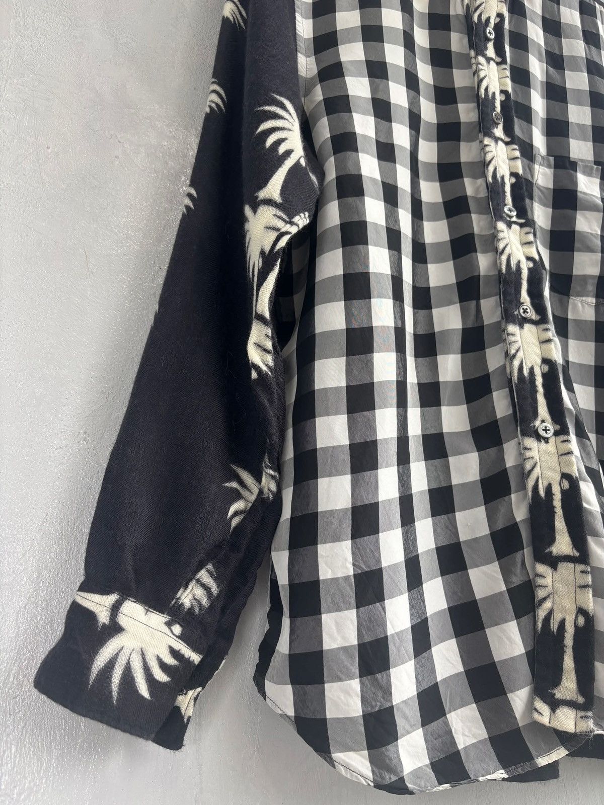 Comme des Garcons × Comme des Garcons SHIRT Comme Des Garcons SHIRT Palm Tree Print Hybrid Shirt Size US S / EU 44-46 / 1 - 4 Thumbnail