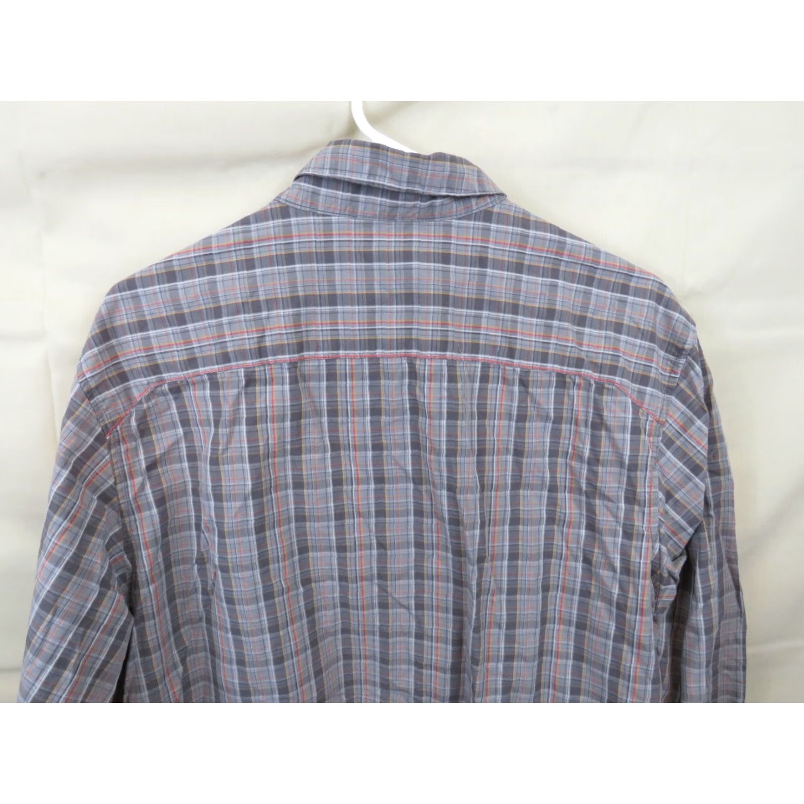 Colombo Columbia Button-Down Shirt L Grey Long Sleeve Plaid Men Button-Up Multicolor Sportwear Size US L / EU 52-54 / 3 - 6 Thumbnail