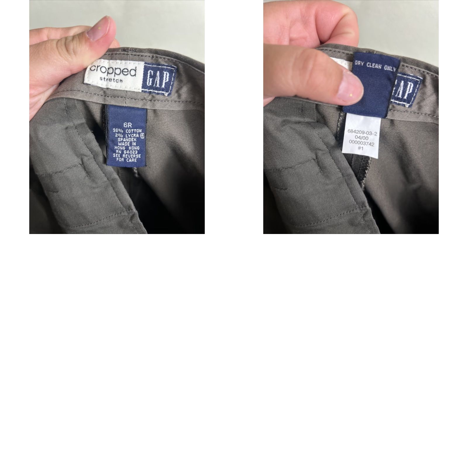 Gap Y2K Gap Cropped Stretch Brown Dress Pants Women’s Size 6 R 30x25 Size 28" / US 6 / IT 42 - 9 Thumbnail
