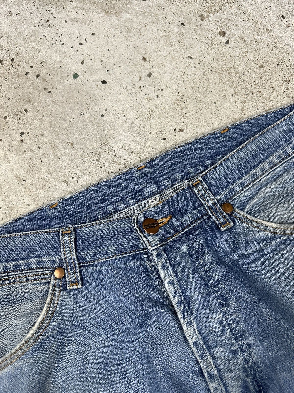 Vintage × Wrangler Vintage Y2K Wrangler Double Knee Repaired Denim Pants Jeans Size US 30 / EU 46 - 10 Thumbnail
