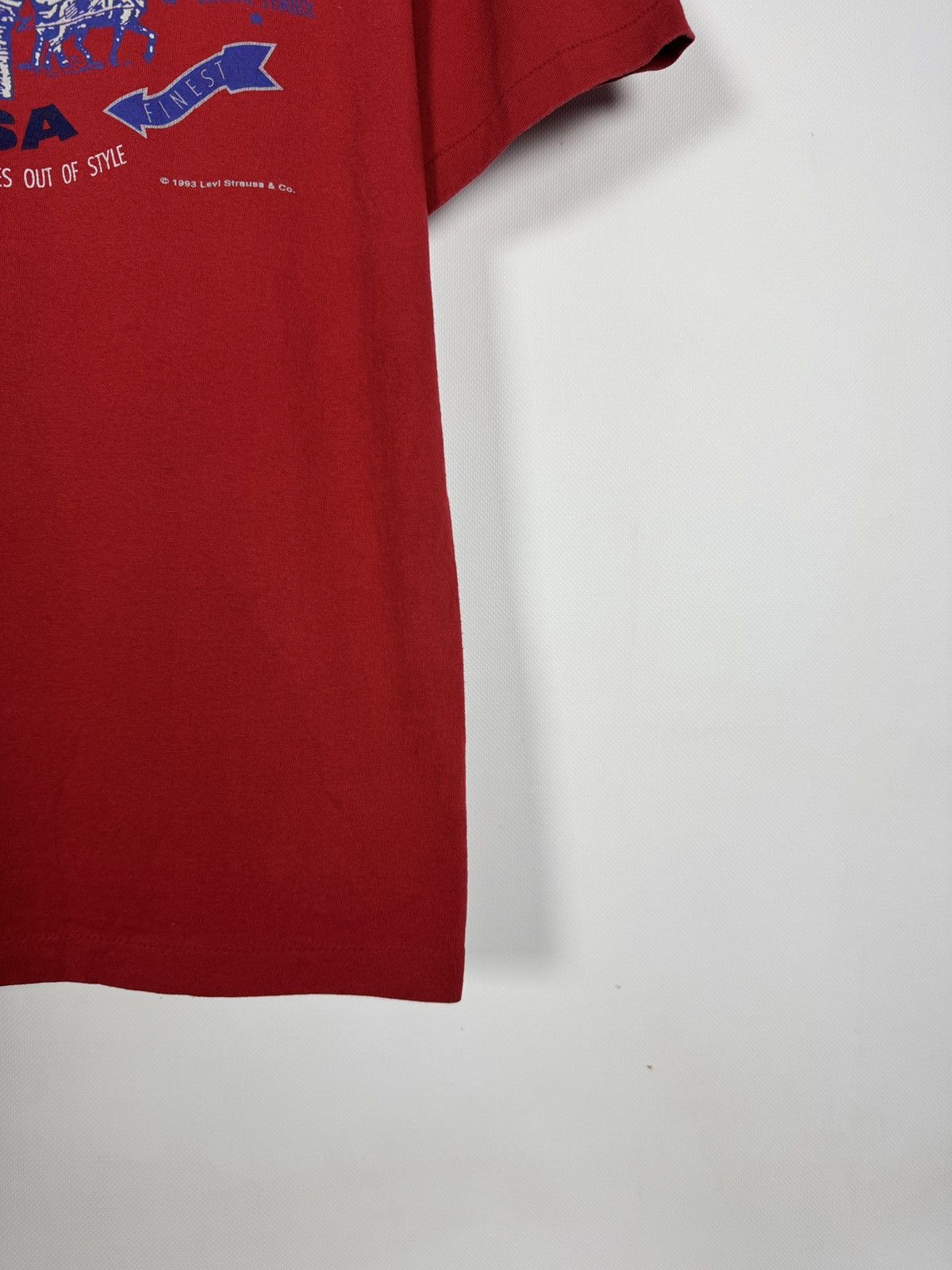 Levi's Levis Vintage T-Shirt 1993 LeviStrauss USA Made Retro Size L Size US L / EU 52-54 / 3 - 14 Thumbnail