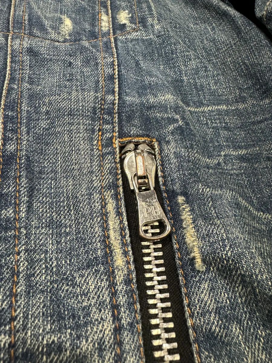 Pierre Balmain SS2012 Pierre Balmain Winner Pins Faded Denim Jacket Size US M / EU 48-50 / 2 - 11 Thumbnail
