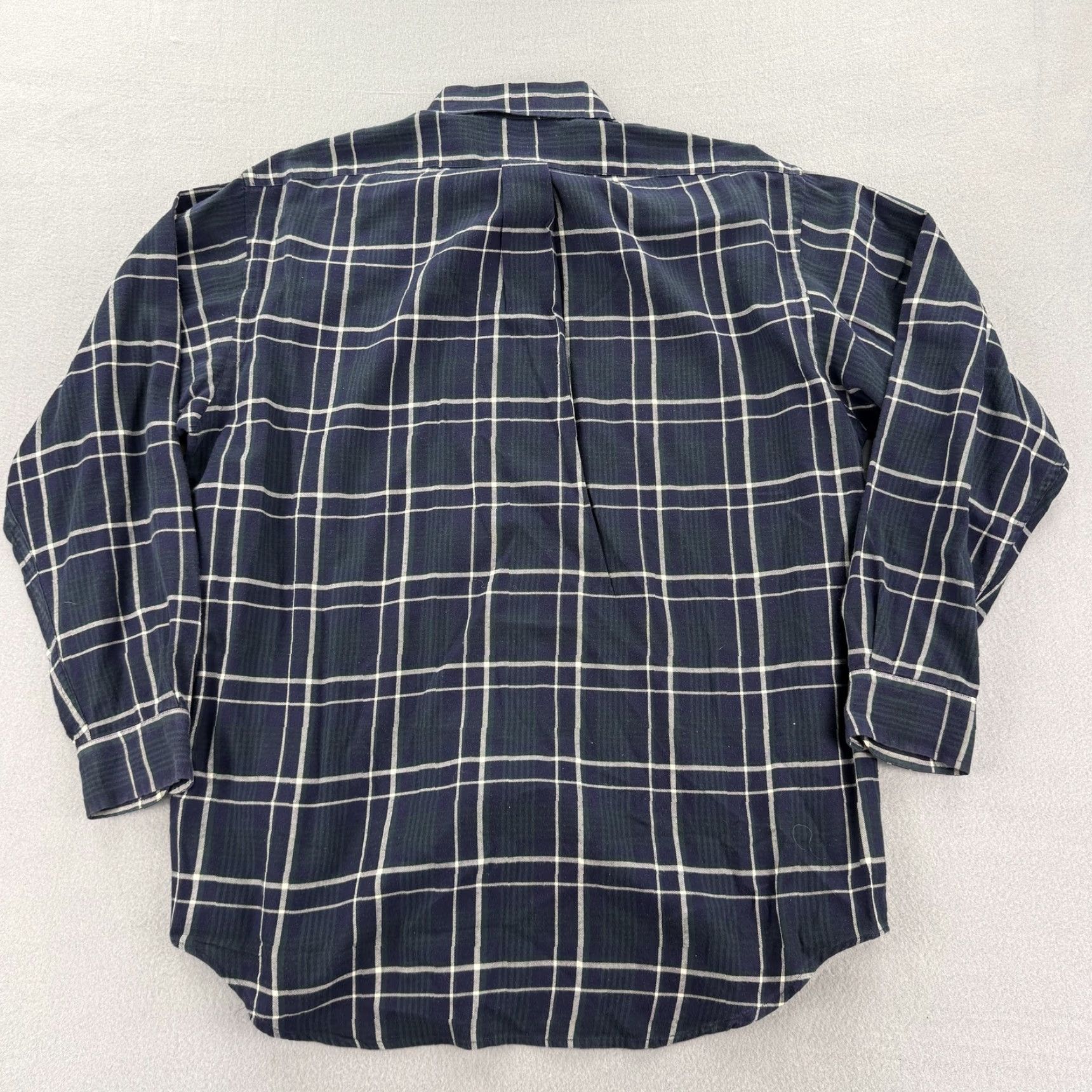 Ralph Lauren Ralph Lauren Shirt Mens Medium Blue Green Plaid Blaire Button Down Long Sleeve) Size US M / EU 48-50 / 2 - 4 Thumbnail