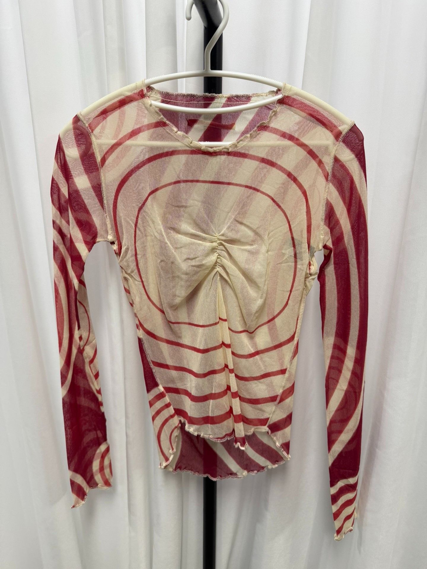 Jean Paul Gaultier Jean Paul Gaultier Tulle Spiral Pleated Top Size M / US 6-8 / IT 42-44 - 1 Thumbnail