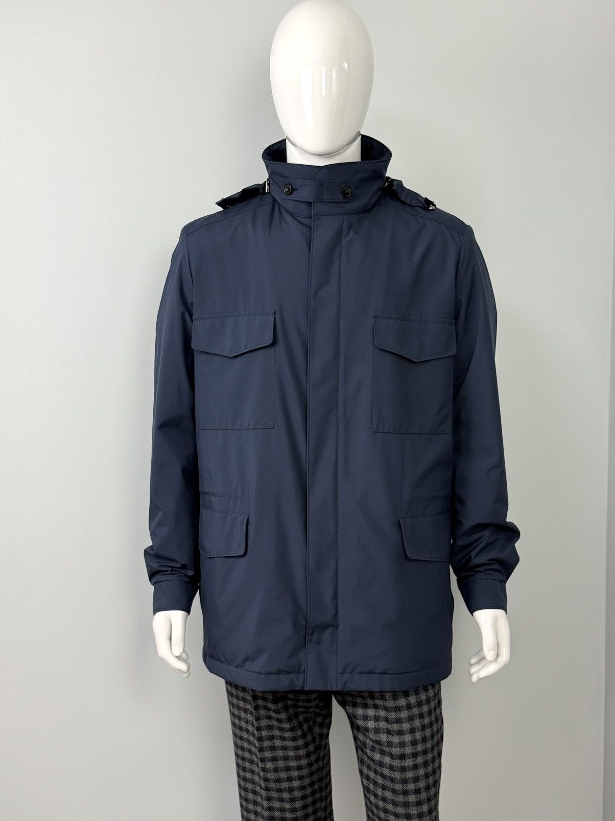 Loro Piana Loro Piana Navy Traveler Windmate Jacket Meb Size US L / EU 52-54 / 3 - 9 Thumbnail