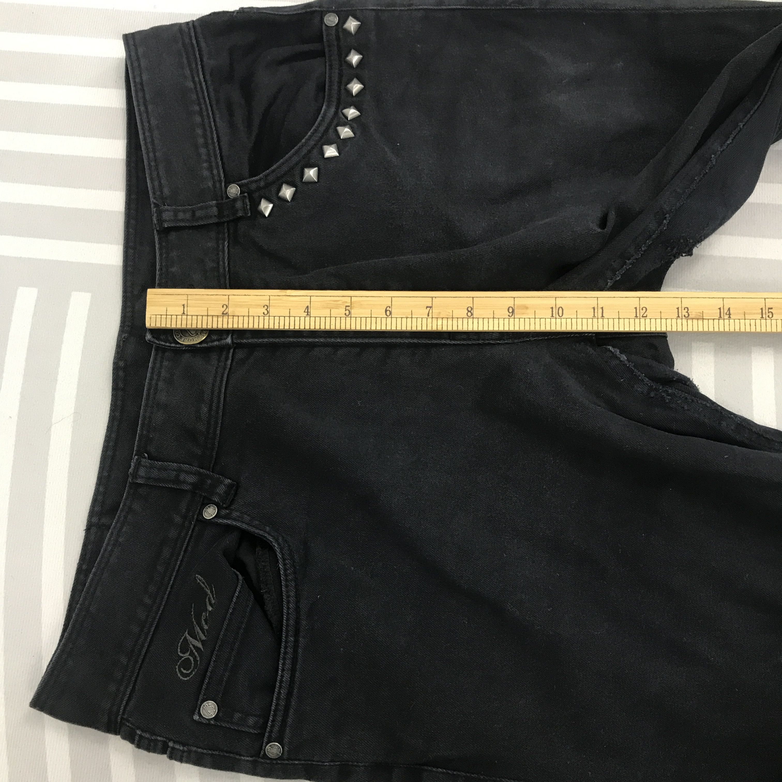 Japanese Brand × Vintage Vintage Japan pants Superior Mothers Denim black Size US 34 / EU 50 - 8 Thumbnail