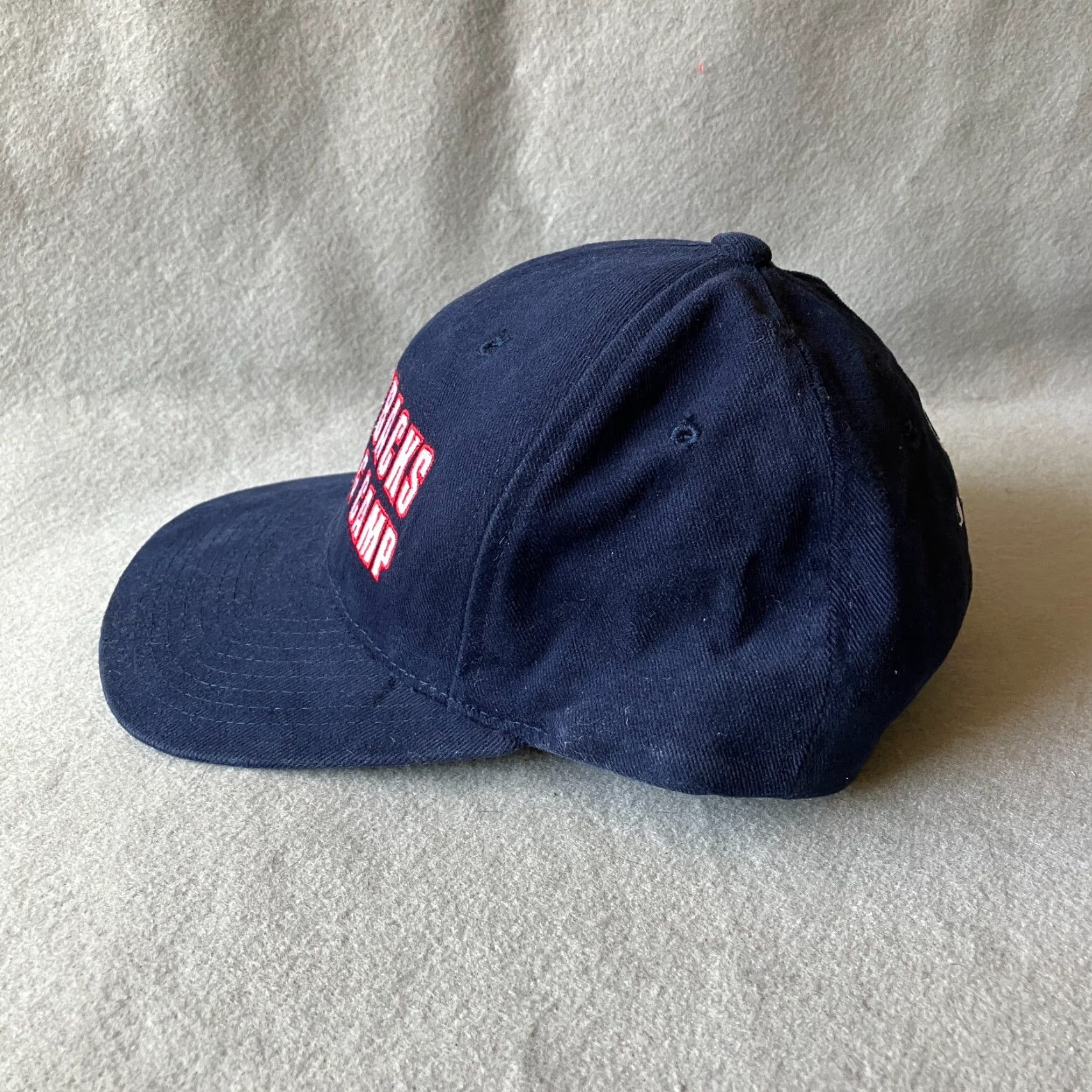 Champion Vintage Champion Snapback Hat Men's Blue 90s Outdoor Sports Casual Adjustable Twill Cap Size ONE SIZE - 3 Thumbnail