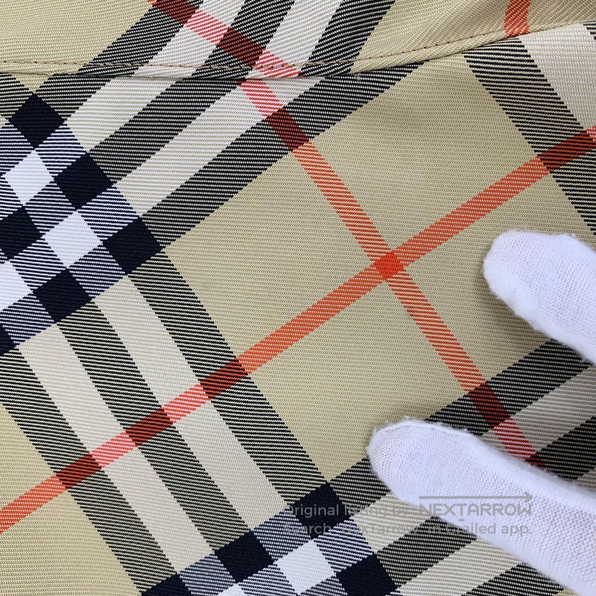 Burberry Burberry Brown classic plaid design elastic waist casual s Size 35" - 7 Thumbnail