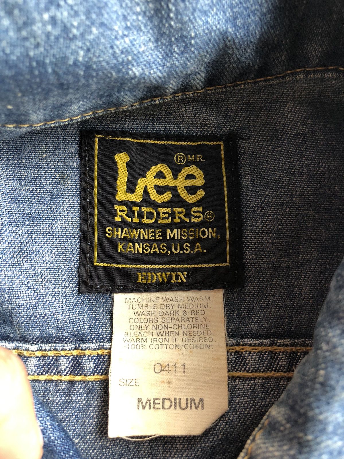 Lee Vintage Lee Rider Denim Jacket Rare Size US M / EU 48-50 / 2 - 13 Thumbnail
