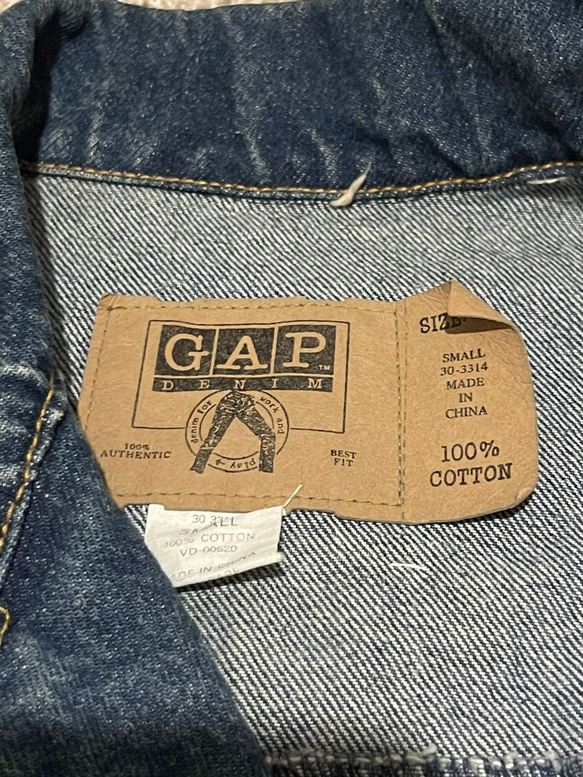 Levi's Vintage GAP Texas-Themed Denim Jacket – Size Small Size S / US 4 / IT 40 - 6 Thumbnail