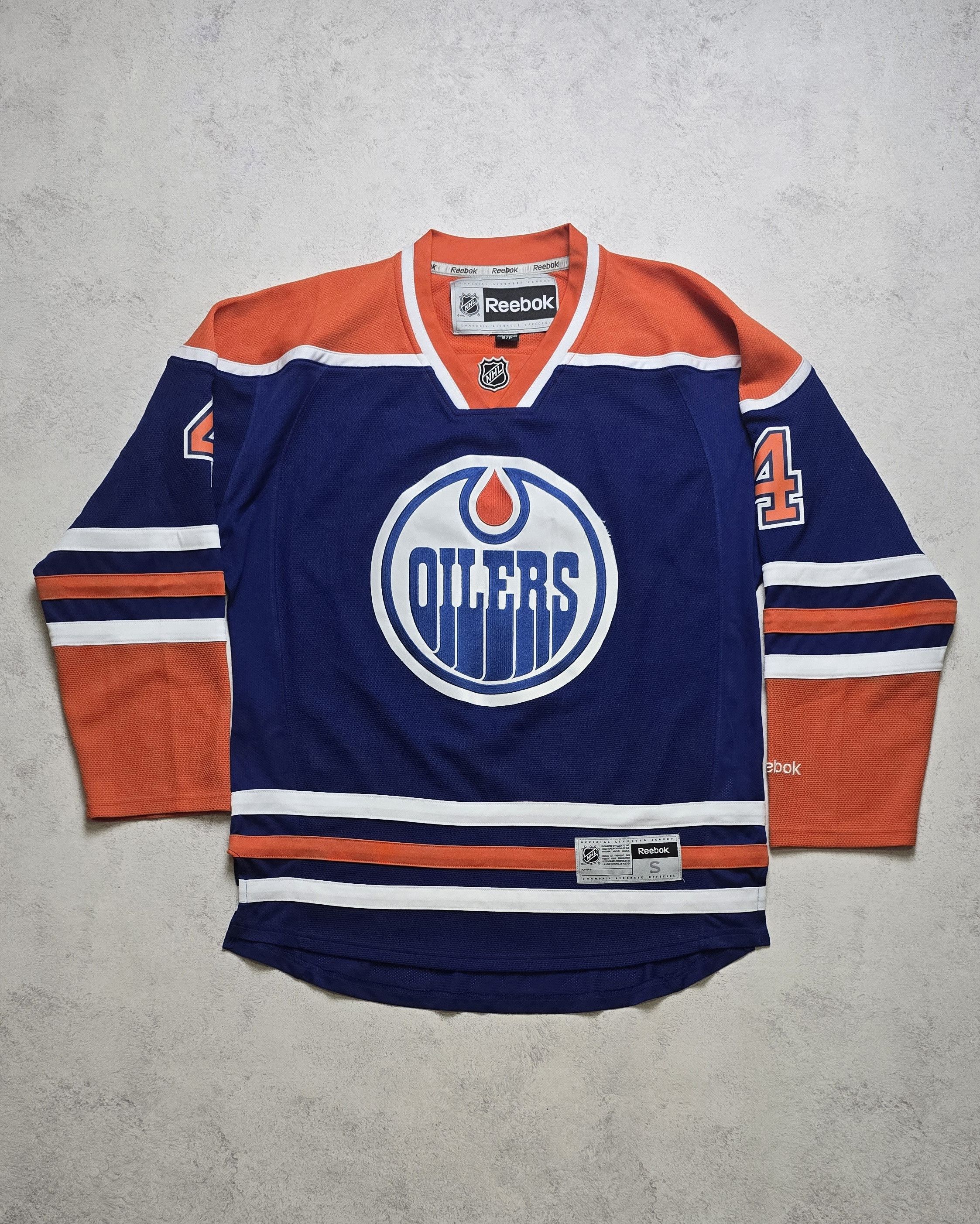 Reebok Edmonton Oilers Taylor Hall #4 NHL Hovkey Jersey