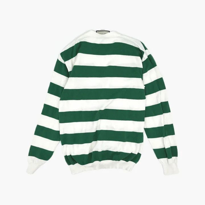 Gucci Gucci Gucci Green Striped Knit Cardigan for Men -2506 Size US M / EU 48-50 / 2 - 3 Thumbnail