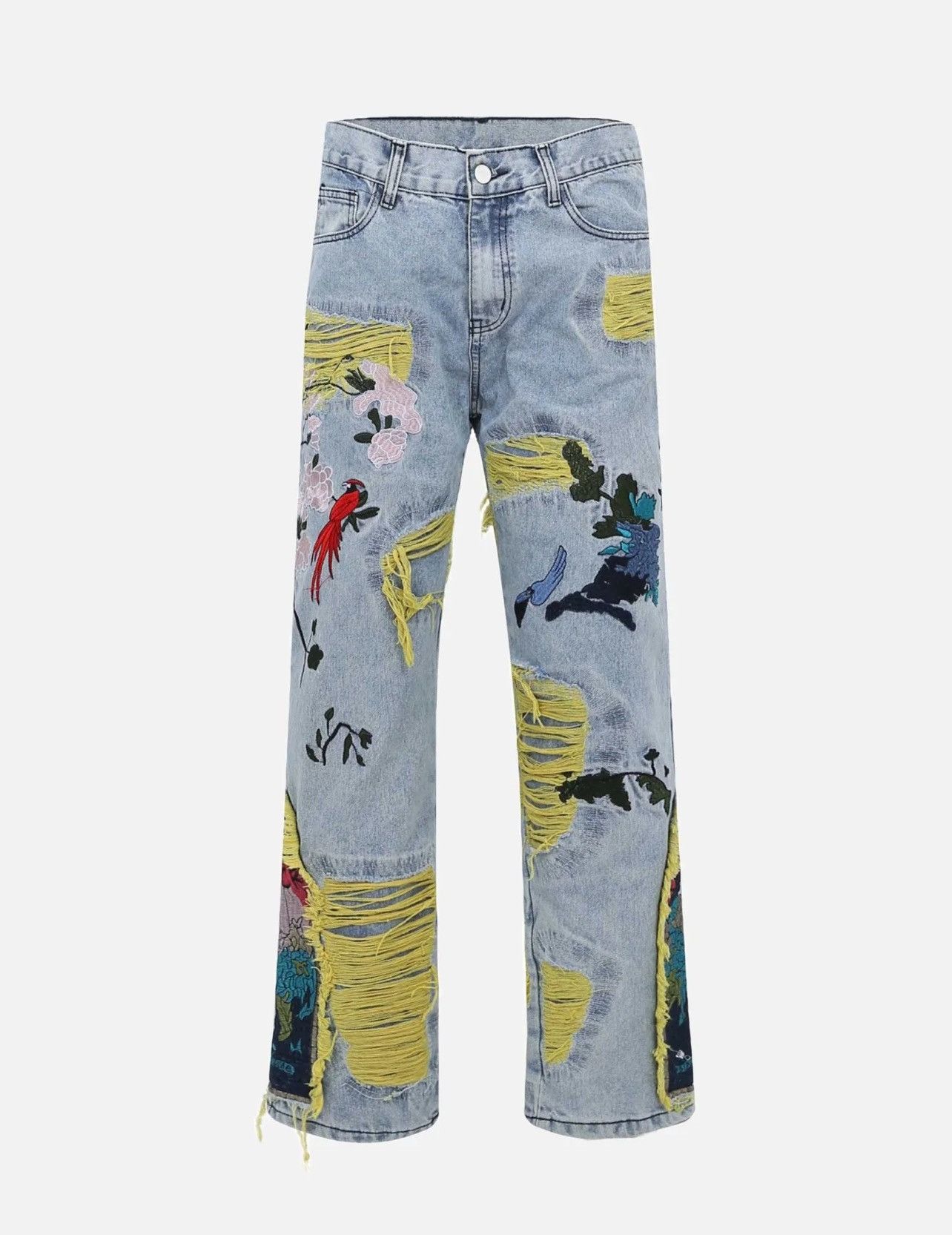 Japanese Brand × Vintage Embroidery Jeans Size US 30 / EU 46 - 1 Thumbnail