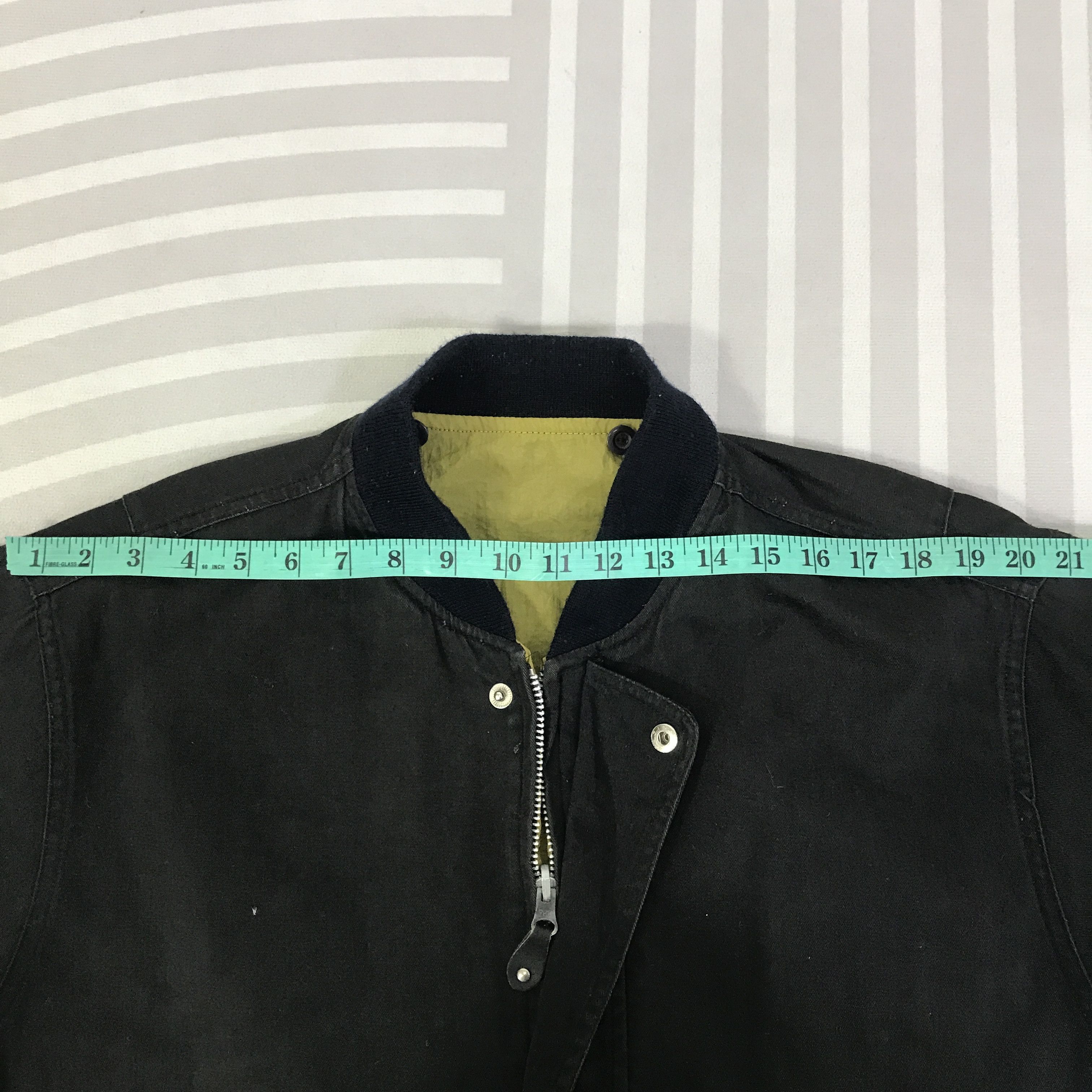 Vintage Vintage Mike Birnies Bomber black faded Jacket K92B17 Size US L / EU 52-54 / 3 - 6 Thumbnail