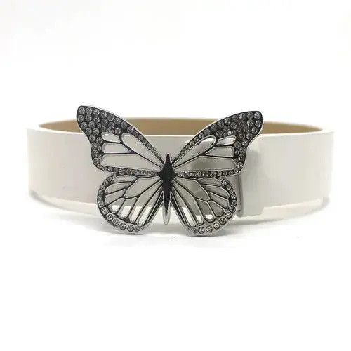 Japanese Brand Diamond Butterfly Streetwear Belt Size ONE SIZE - 3 Thumbnail
