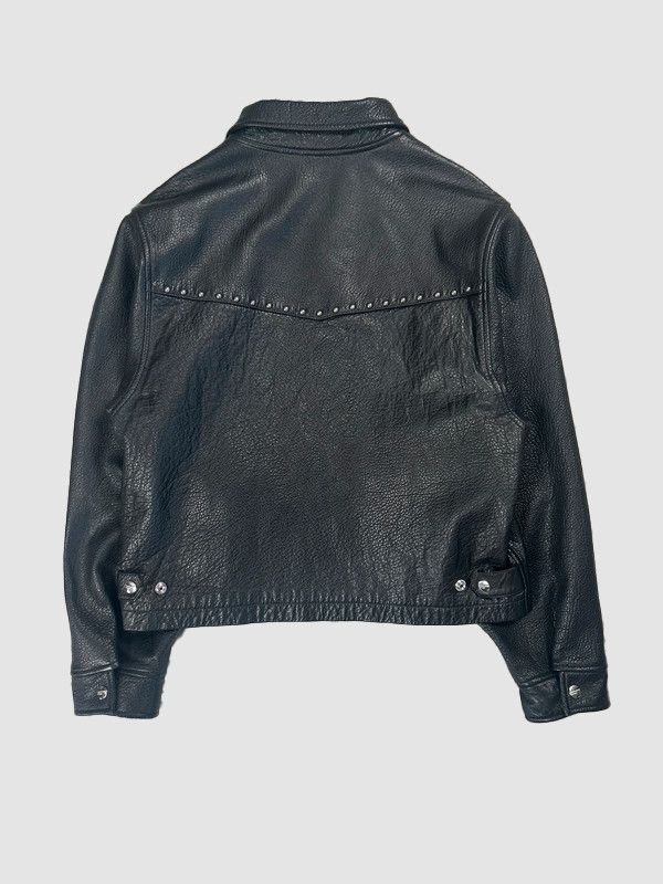 Genuine Leather Men's Fashion Leather Jacket Streetwear Size US XL / EU 56 / 4 - 2 Thumbnail