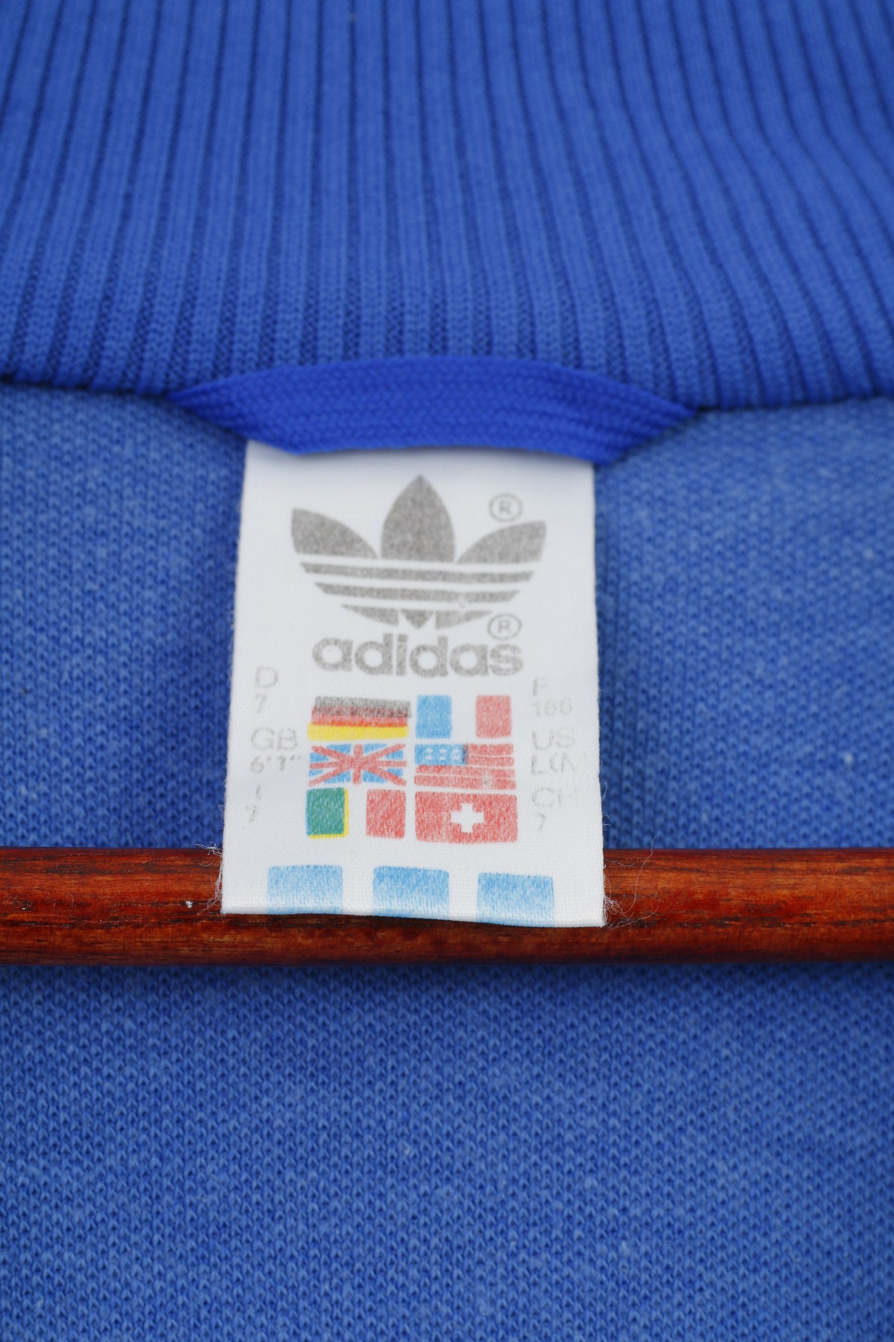 Adidas Adidas Men 7 L 180 Sweatshirt Blue ESV West 10999 Size US L / EU 52-54 / 3 - 4 Thumbnail