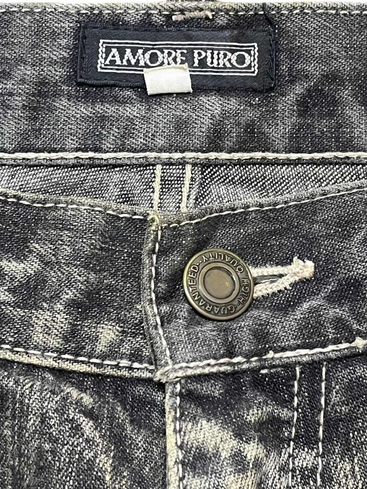 Japanese Brand Vintage Amore Puro Mudwash Denim Size US 30 / EU 46 - 5 Thumbnail