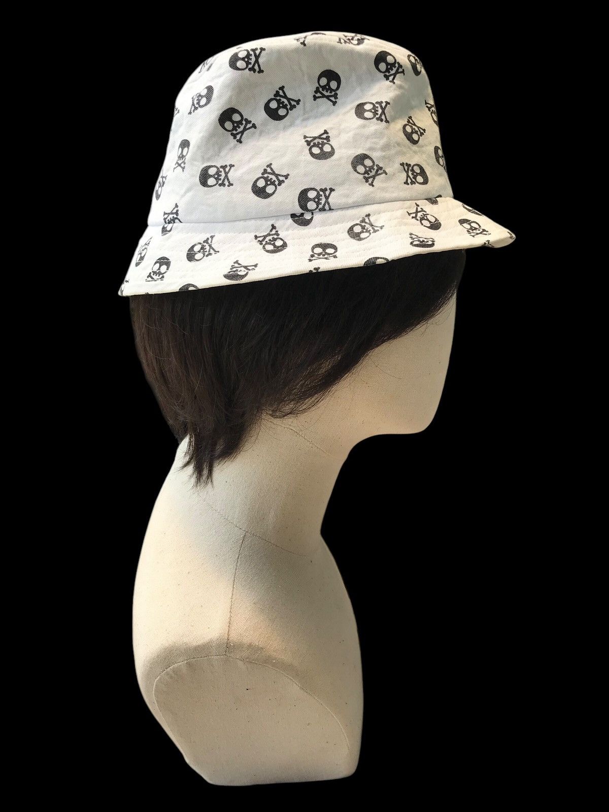 Japanese Brand × Vintage ( YOUTH ) SKULLS FEDORA BUCKETS HAT BY SAVEY Size ONE SIZE - 4 Thumbnail