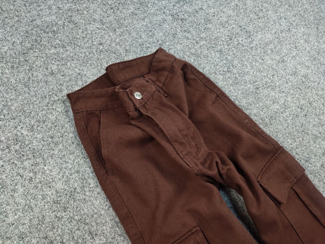 Japanese Brand Vintage 90's Japan Style Y2K Brown Denim Cargo Jeans Pants Size 26" / US 2 / IT 38 - 10 Thumbnail