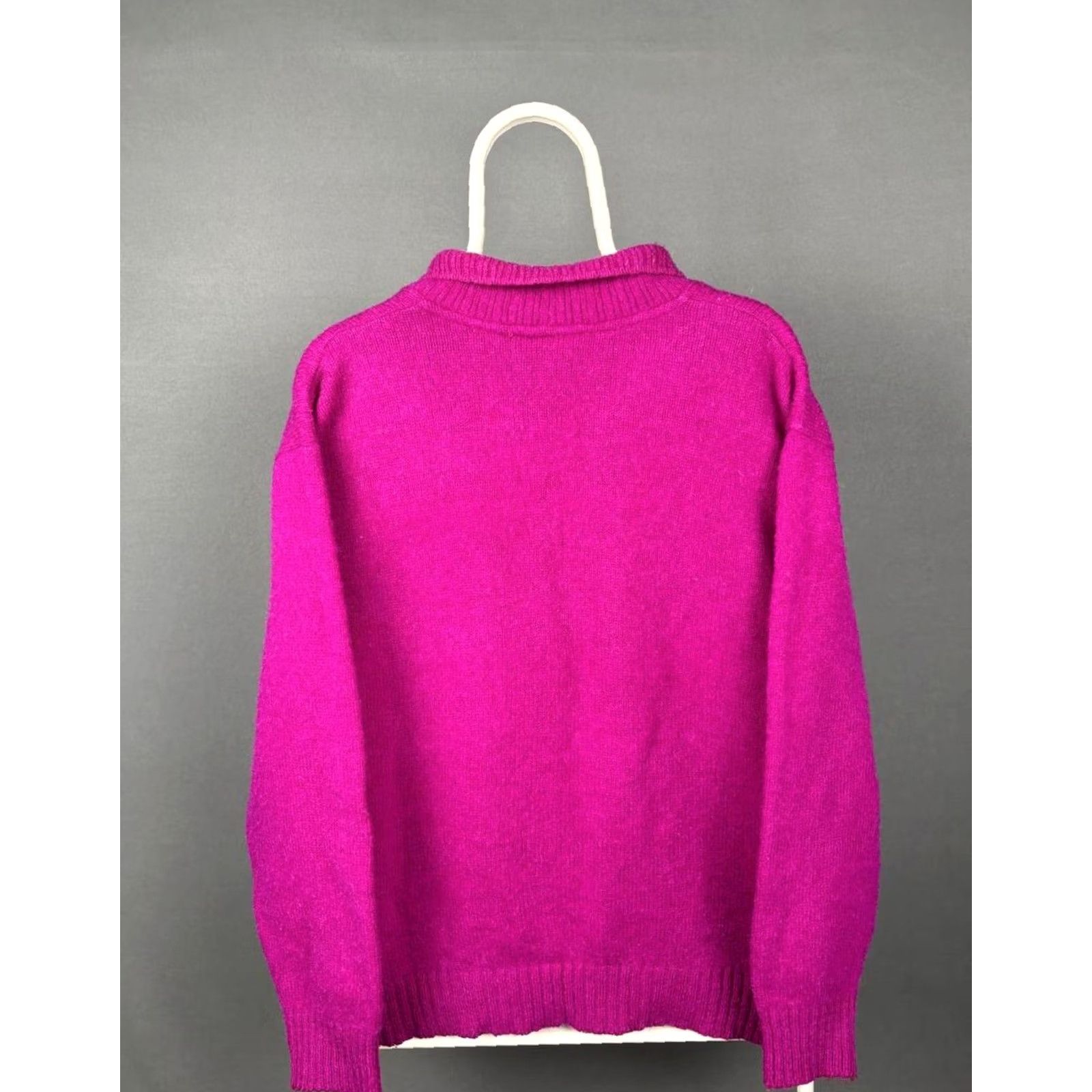 Lacoste Lacoste Knit Sweater Wool Purple Vintage 6 Heavyweight Crew Neck Pullover Mens 90s London Cotton Wool Knit Size US S / EU 44-46 / 1 - 2 Thumbnail