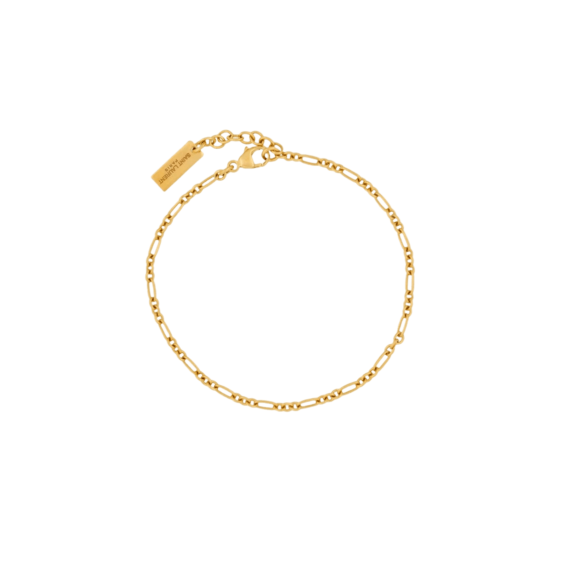 Saint Laurent Paris o1la1rc1a0325 Size: OS / 723551 Figaro Chain Bracelet Size ONE SIZE - 2 Thumbnail