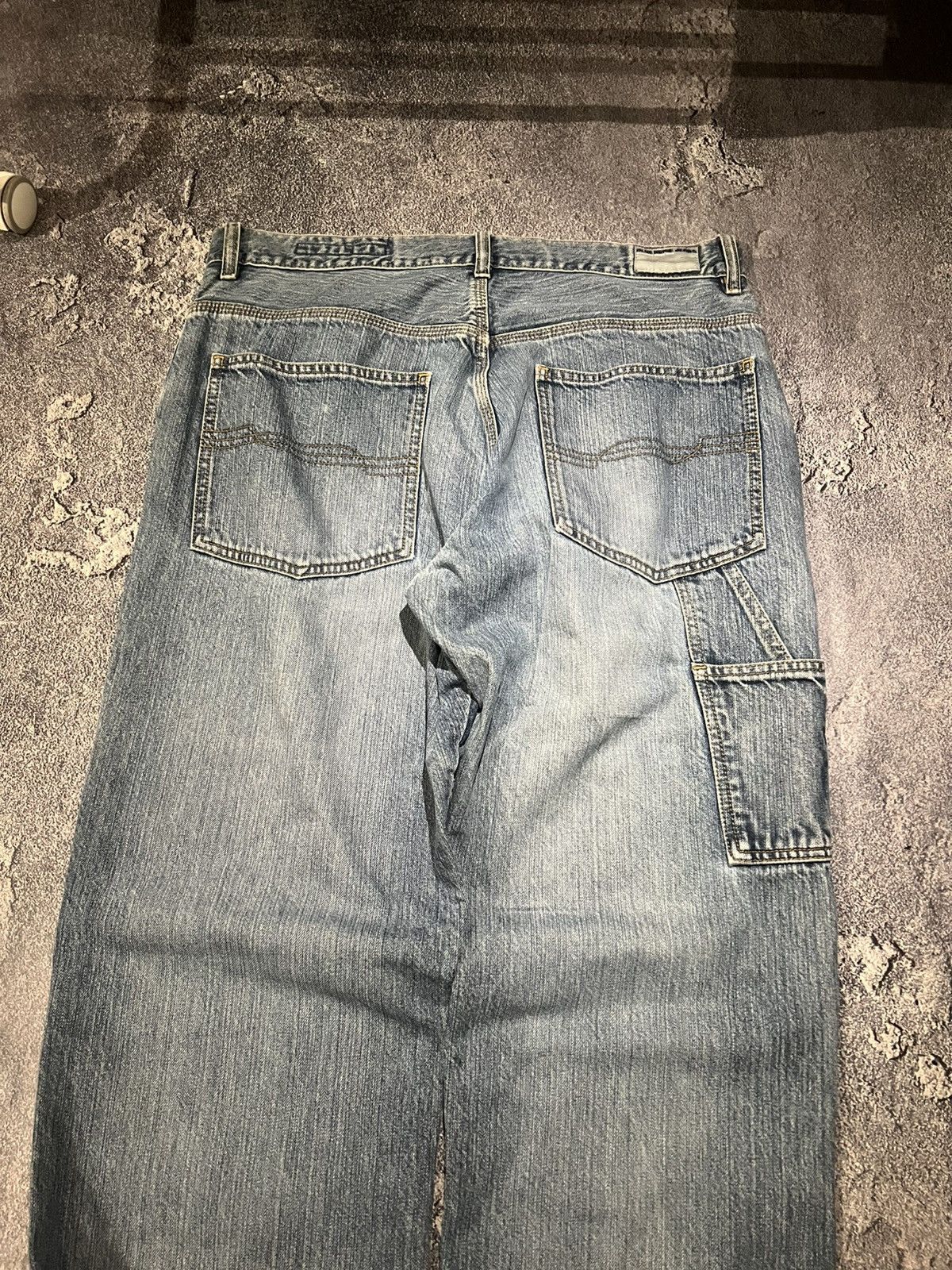 Vintage Washed Vintage Workwear Carpenter Jean Retro Style 90s Size US 35 - 5 Thumbnail