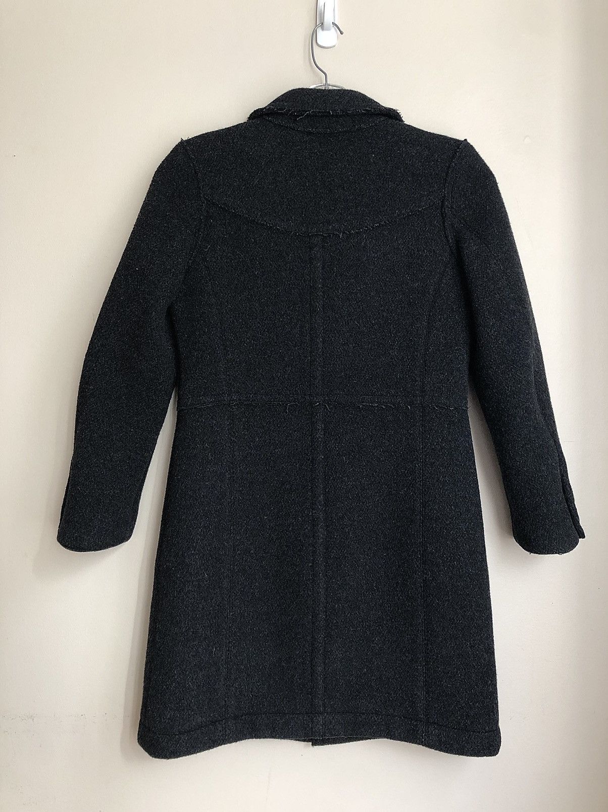 CABANE de ZUCCa × Issey Miyake × Zucca Zucca Vintage Distressed Raw Hem Coat Size S / US 4 / IT 40 - 19 Thumbnail