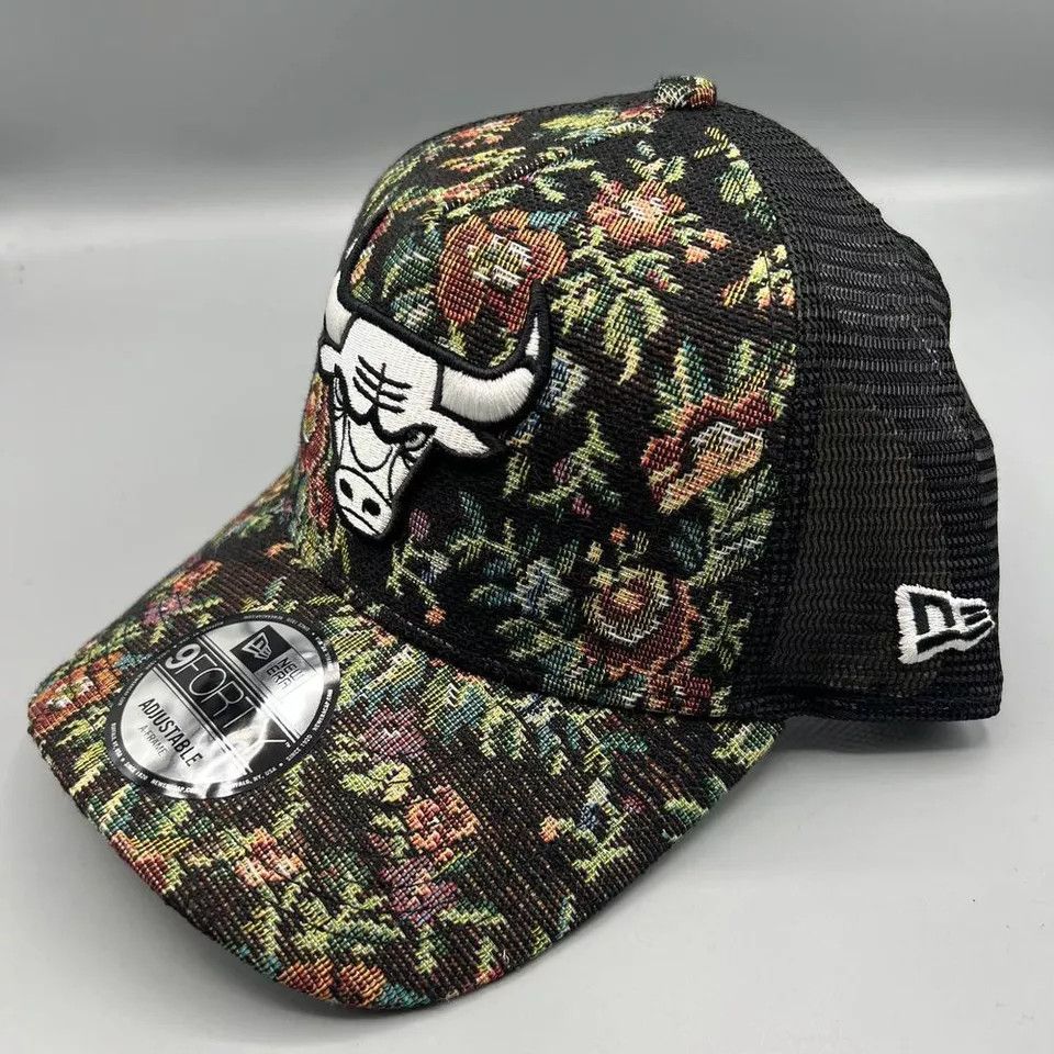 New Era Chicago Bulls Trucker Hat Men 9Forty New Era Snap Back Cap Size ONE SIZE - 2 Thumbnail