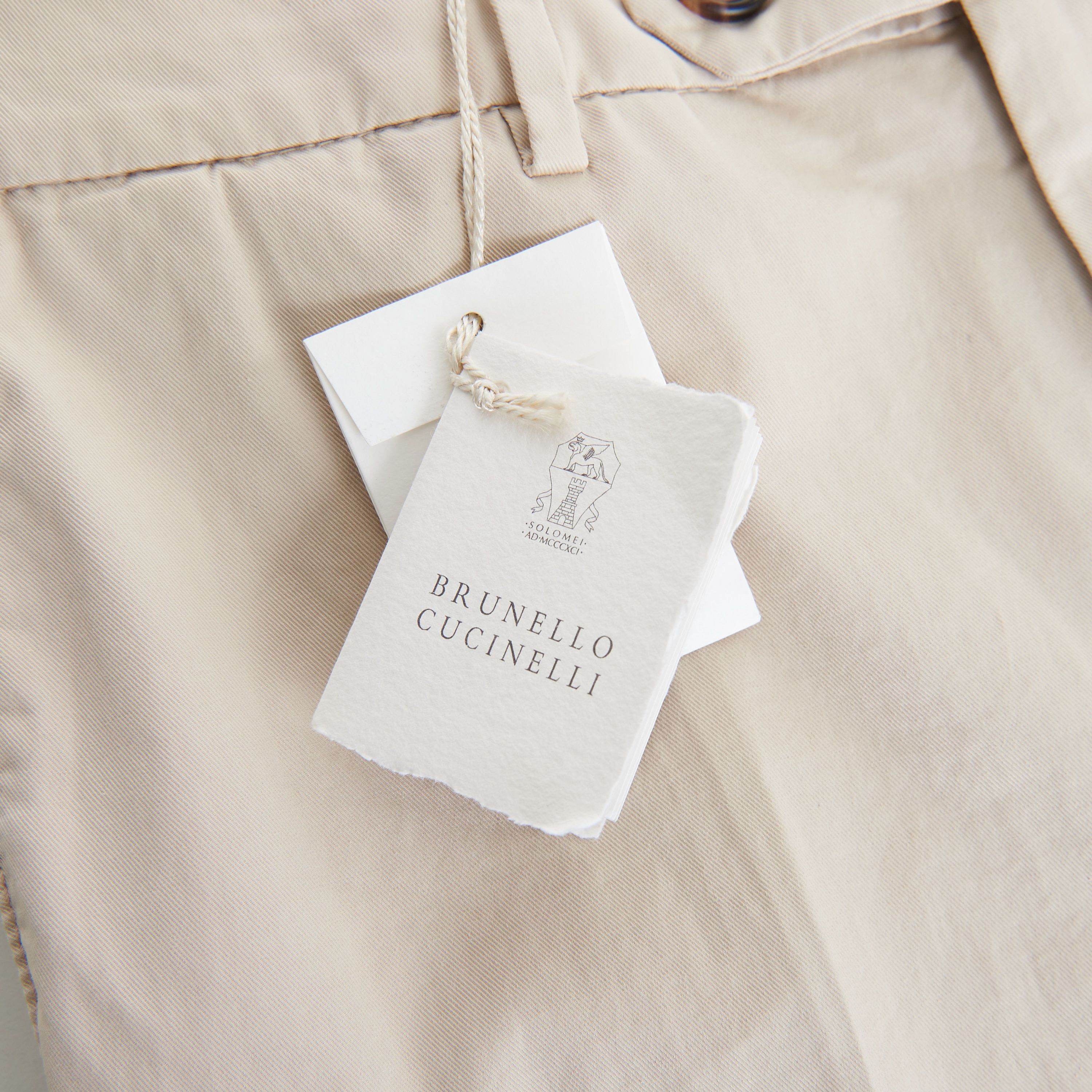 Brunello Cucinelli Beige Italian Fit Trousers / Pants Size US 40 / EU 56 - 8 Thumbnail