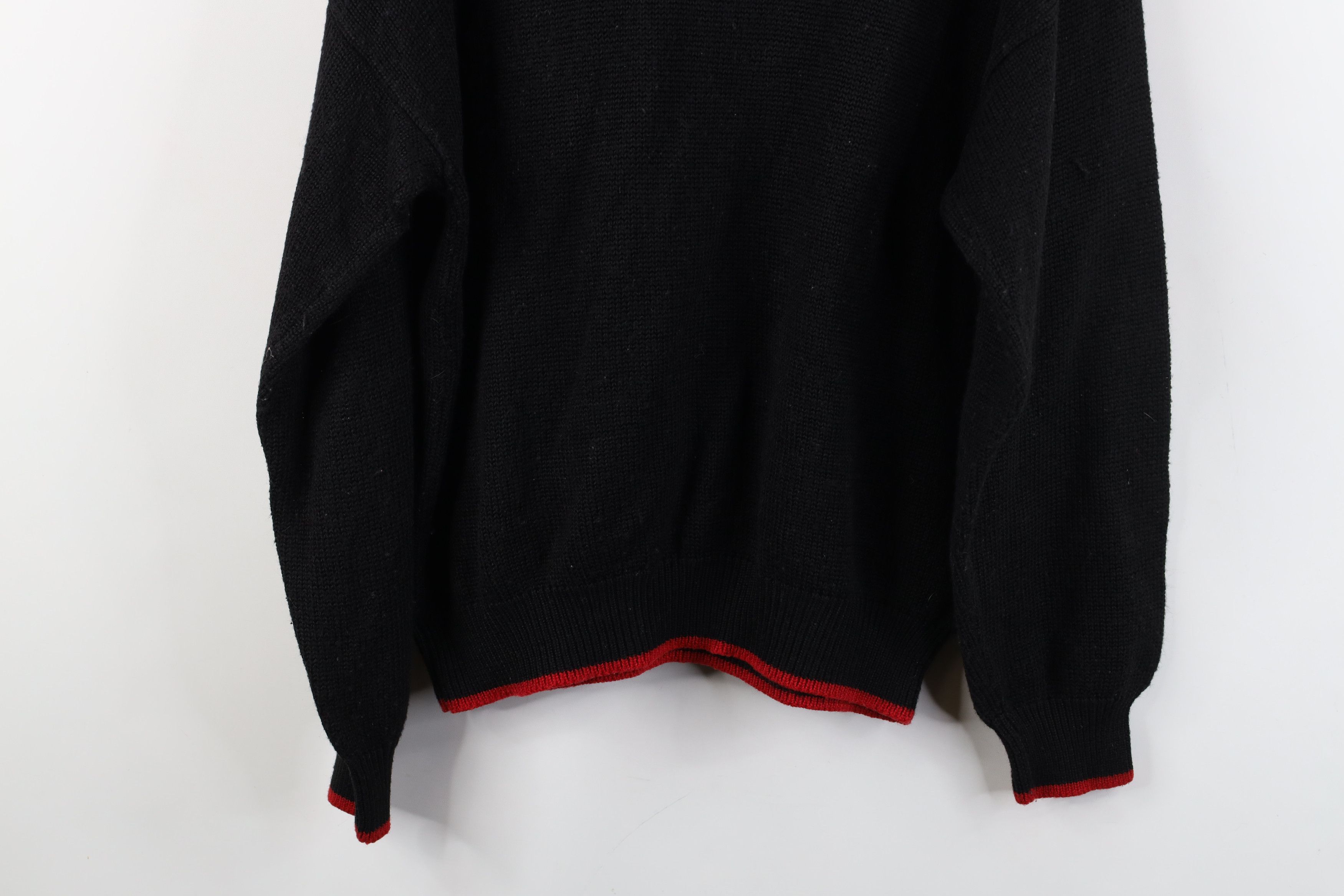 Vintage Vintage 90s Streetwear Ribbed Knit Collared Pullover Sweater Size L / US 10 / IT 46 - 11 Thumbnail