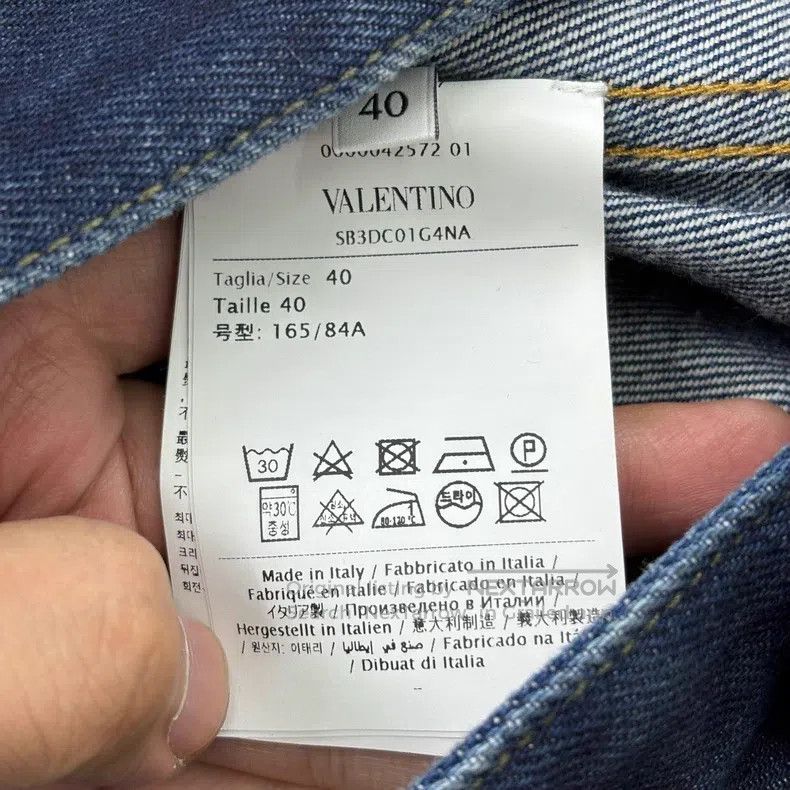 Valentino Valentino Large V letter single-breasted long-sleeved jack Size US XXS / EU 40 - 5 Thumbnail