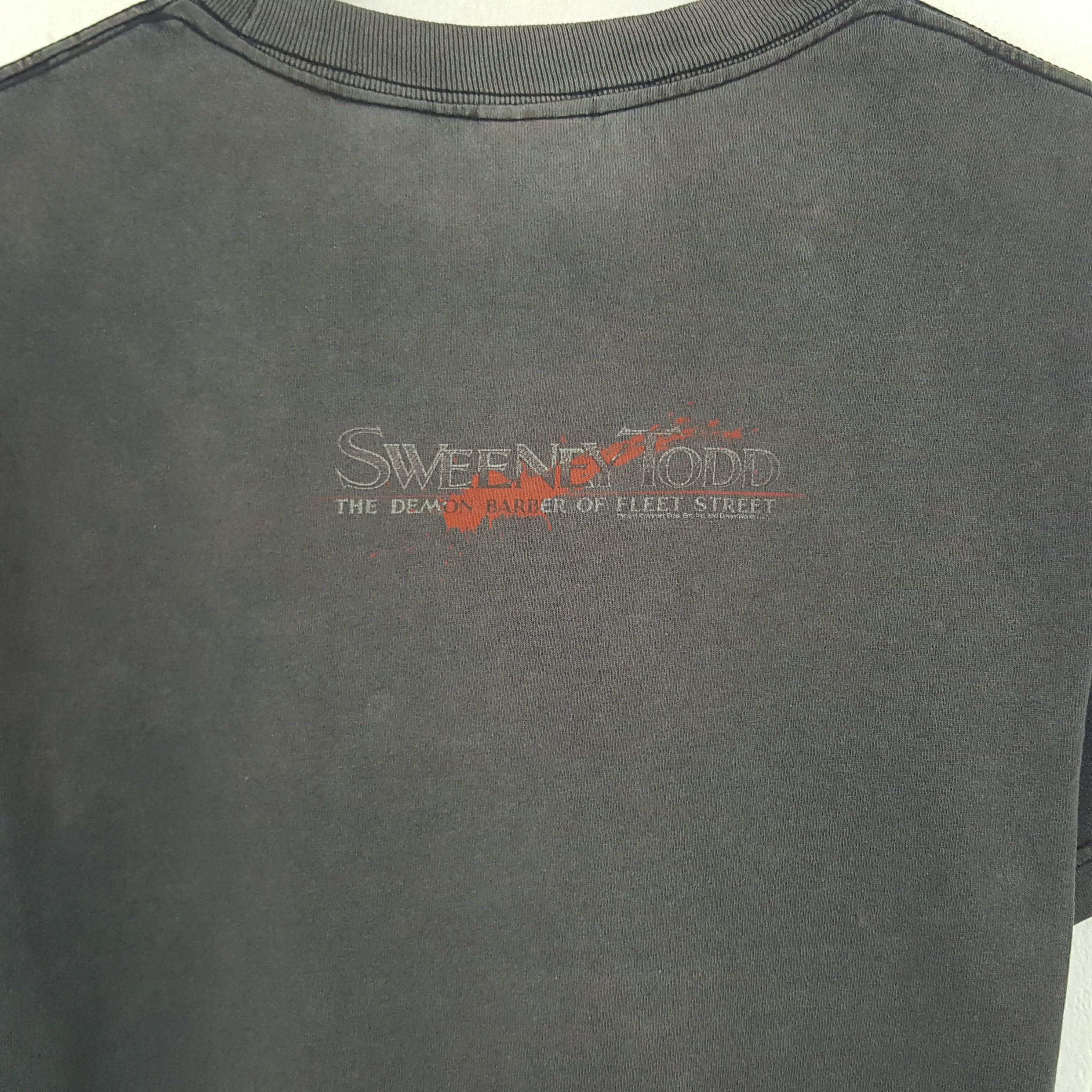 Vintage Vintage Sweeney Todd Driven By Revenge Tshirt Size US S / EU 44-46 / 1 - 4 Thumbnail
