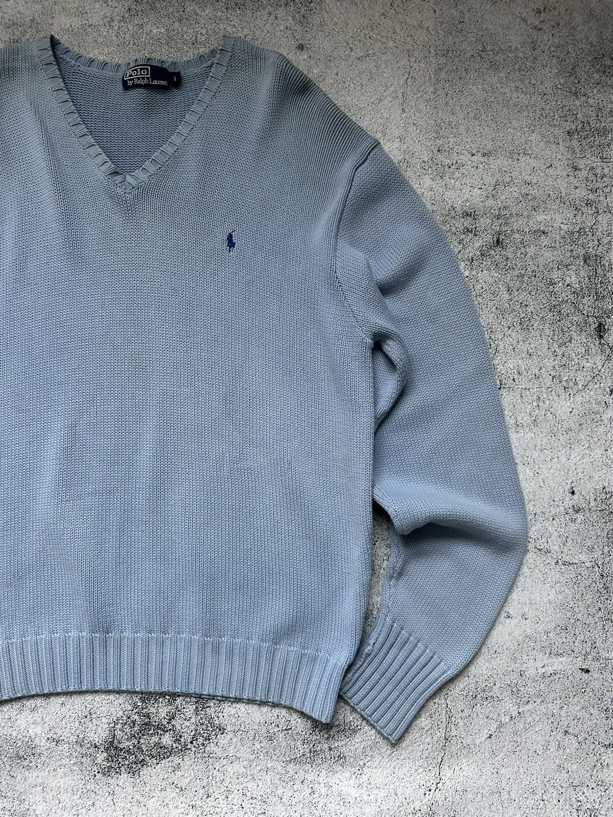 Polo Ralph Lauren Polo Ralph Lauren Knit Sweater Men's Blue Logo Size US L / EU 52-54 / 3 - 3 Thumbnail