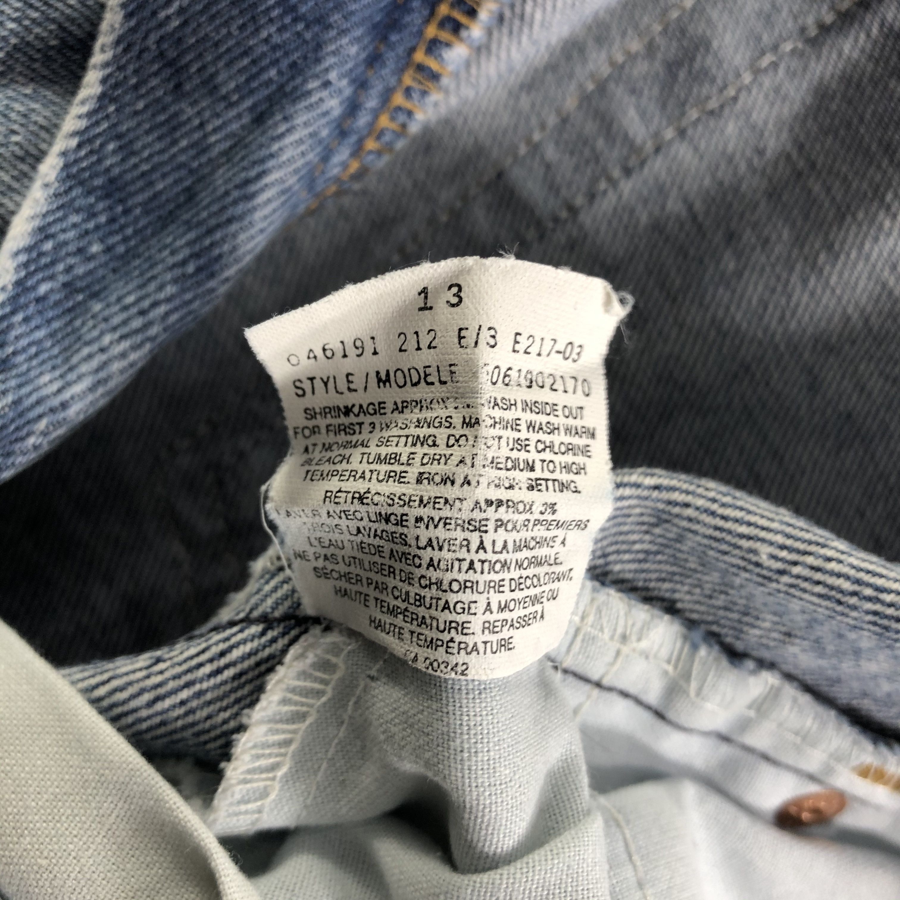 Levi's × Vintage Vintage 90s Levis Jeans-JM3500 Size 34" / US 12 / IT 48 - 11 Thumbnail