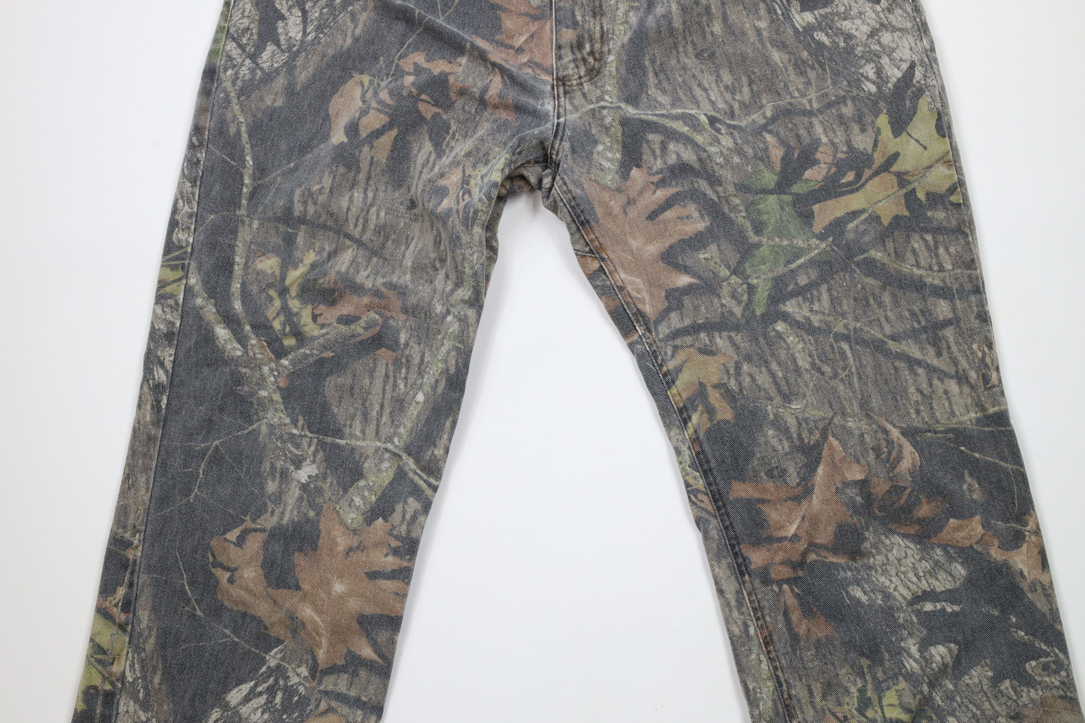 Vintage Vintage 90s Streetwear Camouflage Wide Leg Denim Jeans Size US 42 / EU 58 - 3 Thumbnail