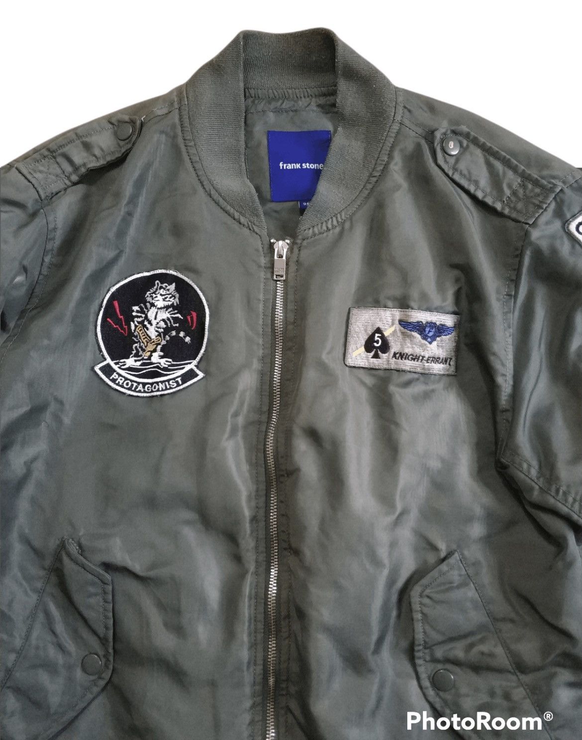 Japanese Brand 🔥Frank Stone Protagonist Patches Flight Jacket Size US M / EU 48-50 / 2 - 7 Thumbnail