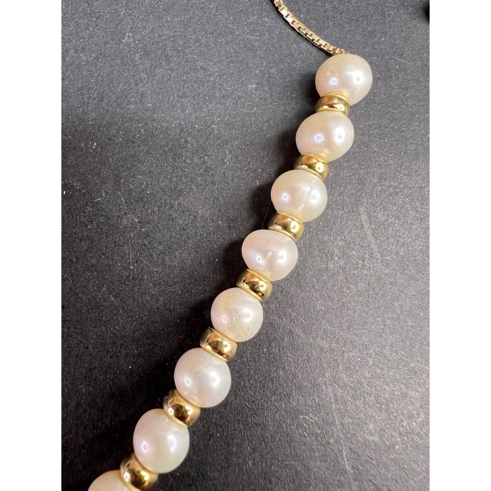 Other Cultured pearl and gold over 925 bolo necklace Size ONE SIZE - 3 Thumbnail