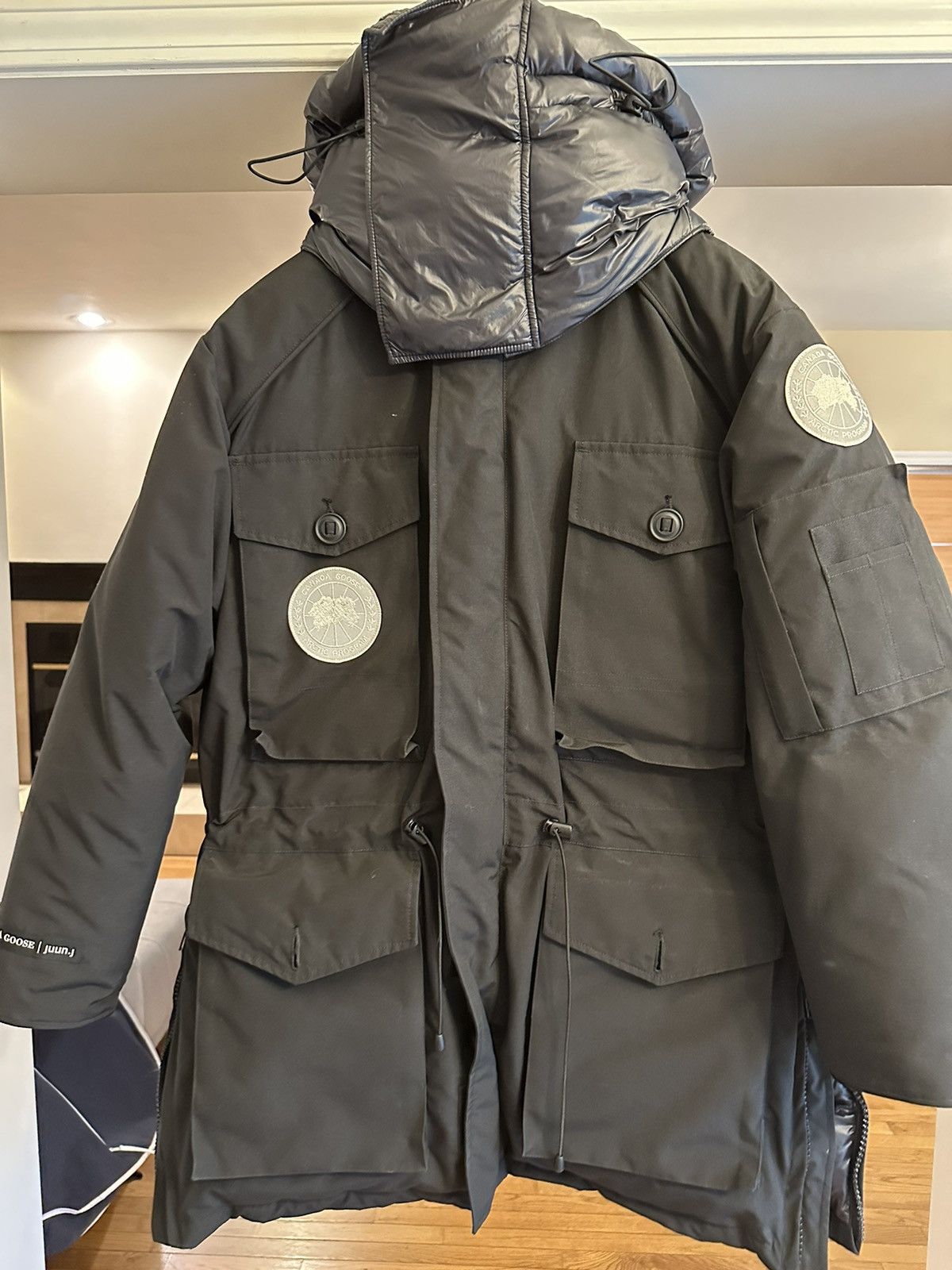 Canada Goose × Juun.J Juun.J x Canada Goose expedition in sz S 