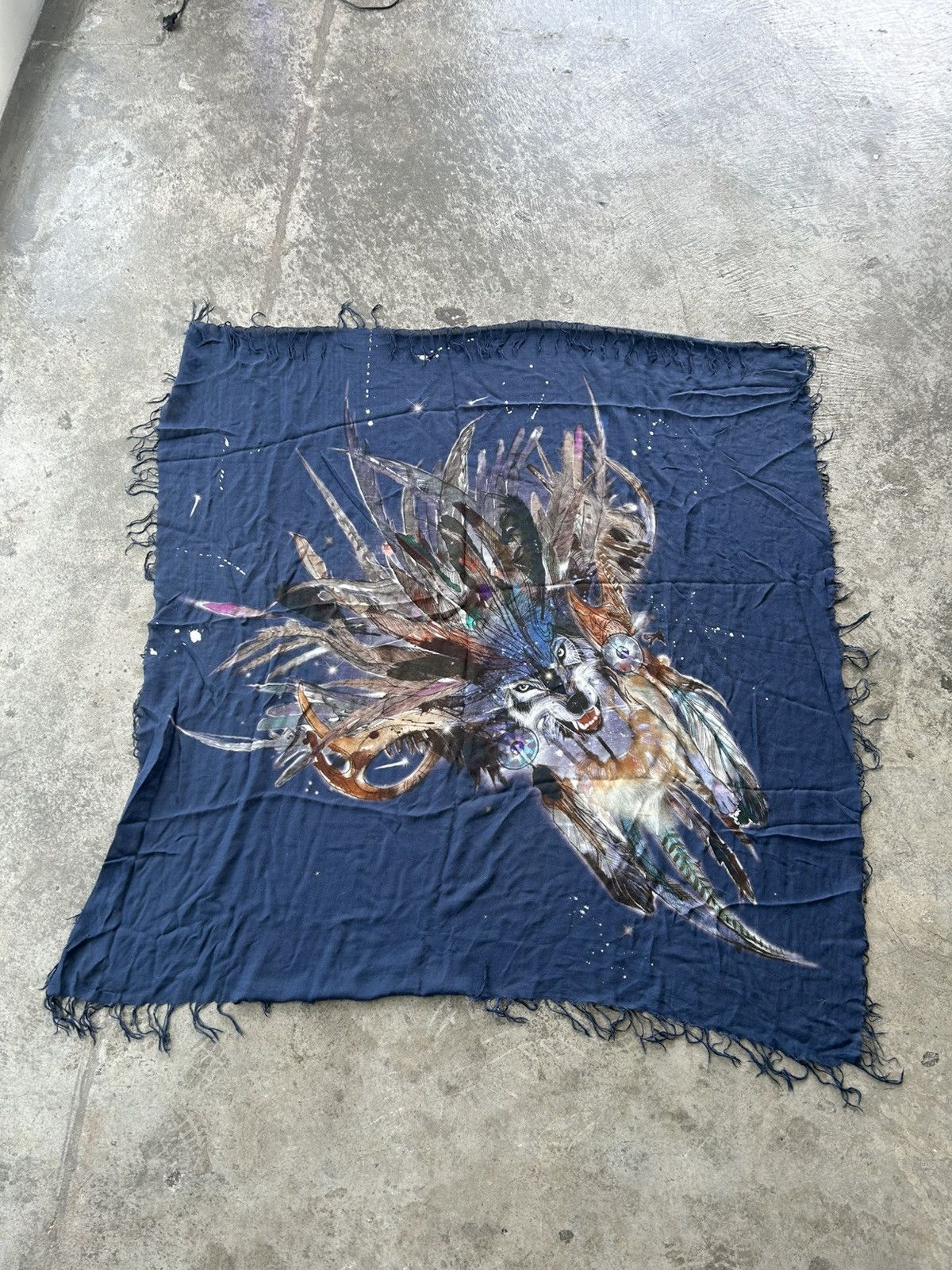 Balmain Balmain Homme AW11 Decarnin Wolf Scarf Size ONE SIZE - 4 Thumbnail