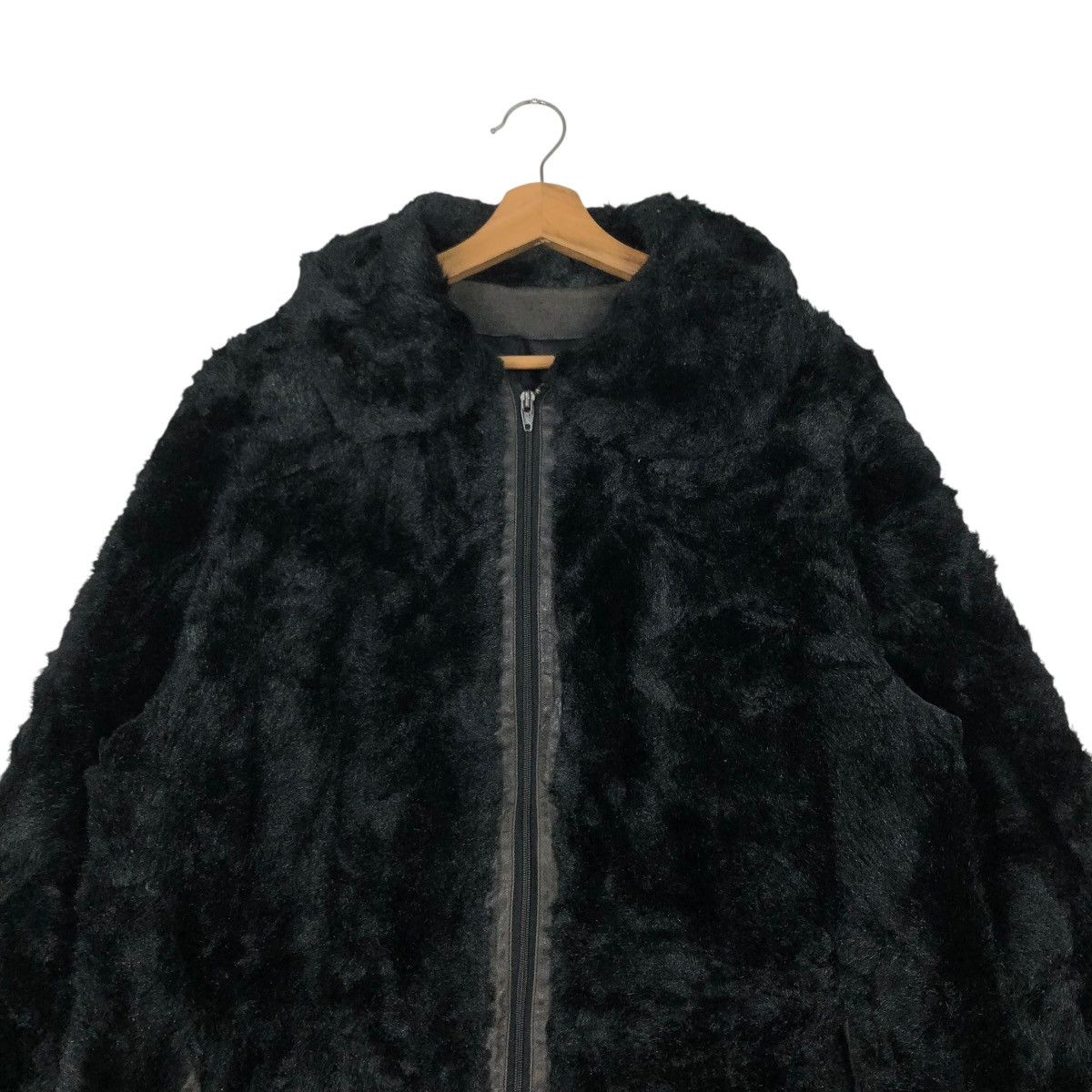 Japanese Brand 🔥VINTAGE GENUINE LEATHER JACKET MINK FUR BLANKET UNBRANDED Size US M / EU 48-50 / 2 - 5 Thumbnail