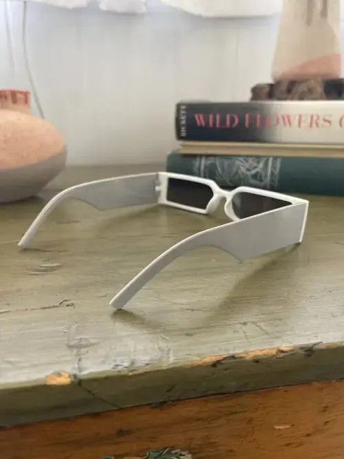 Vintage Rectangle Punk Sunglasses Size ONE SIZE - 2 Thumbnail