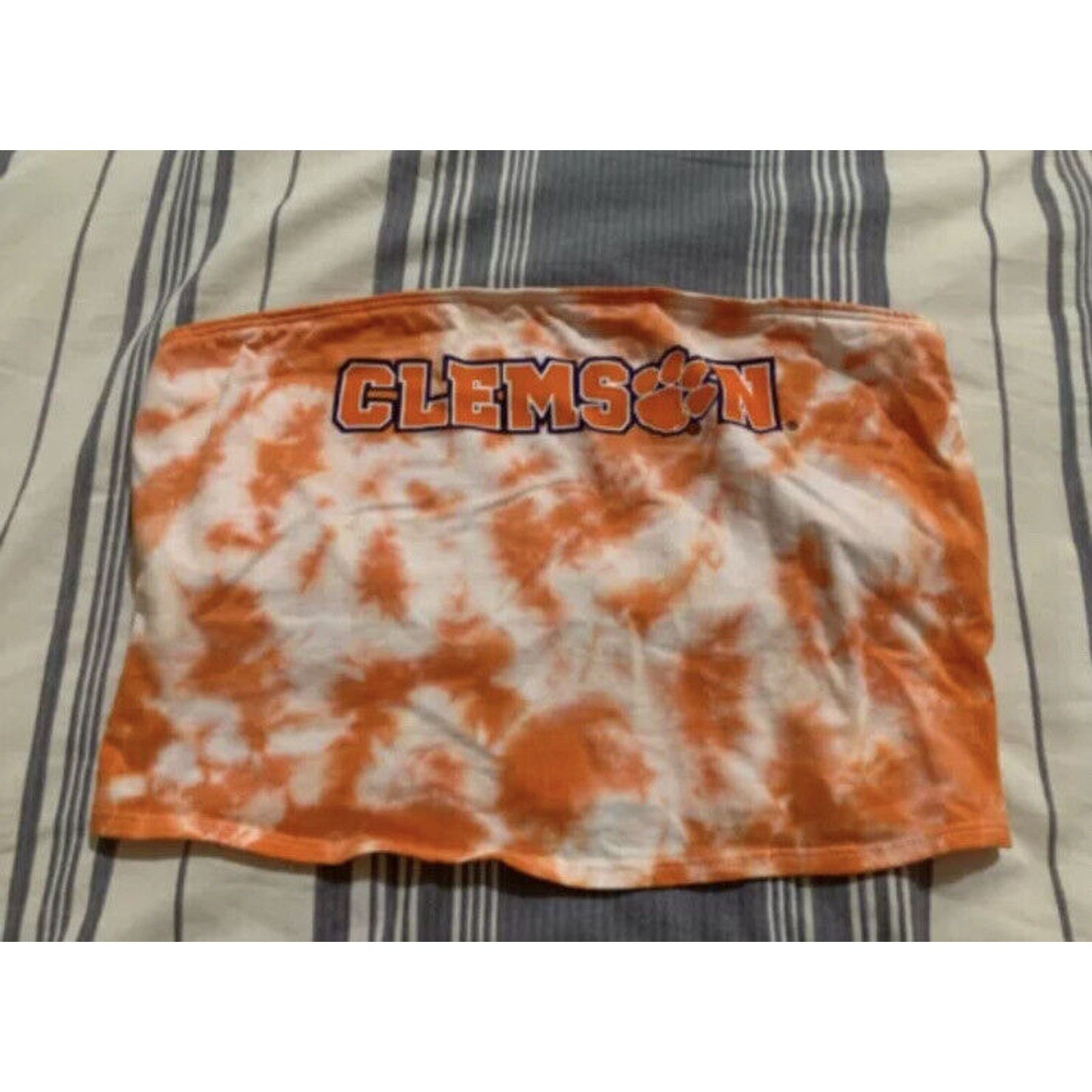 Victoria's Secret Collegiate Collection Clemson University Tube Top Bandeau Size L / US 10 / IT 46 - 2 Thumbnail